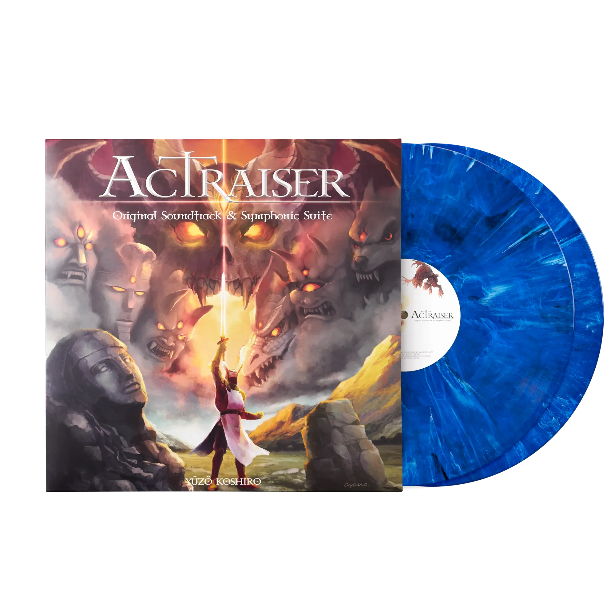 ActRaiser (Original Soundtrack & Symphonic Suite) - New Japan BGM Philharmonic Orchestra (2xLP Vinyl Record)