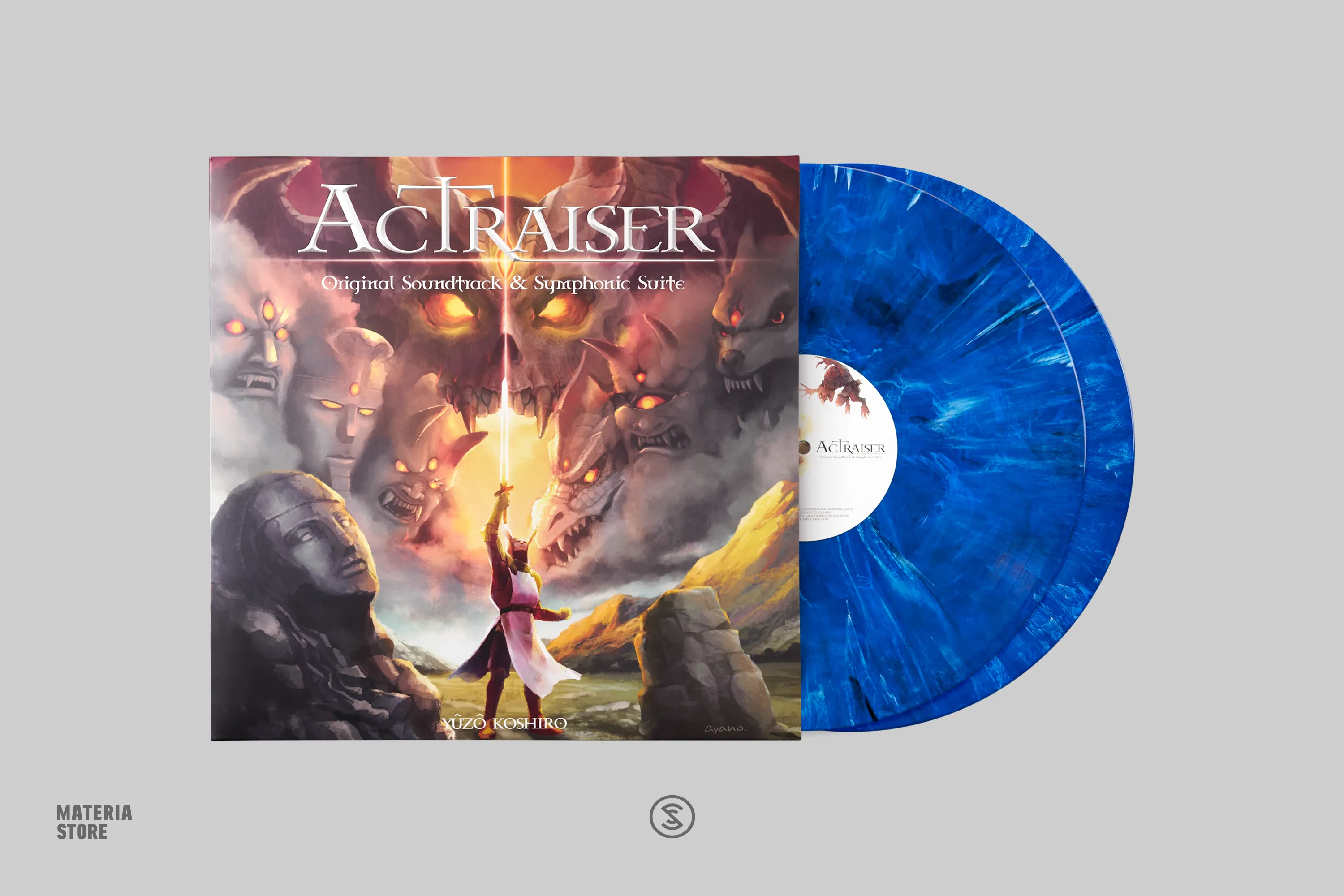 ActRaiser (Original Soundtrack & Symphonic Suite) - New Japan BGM Philharmonic Orchestra (2xLP Vinyl Record)