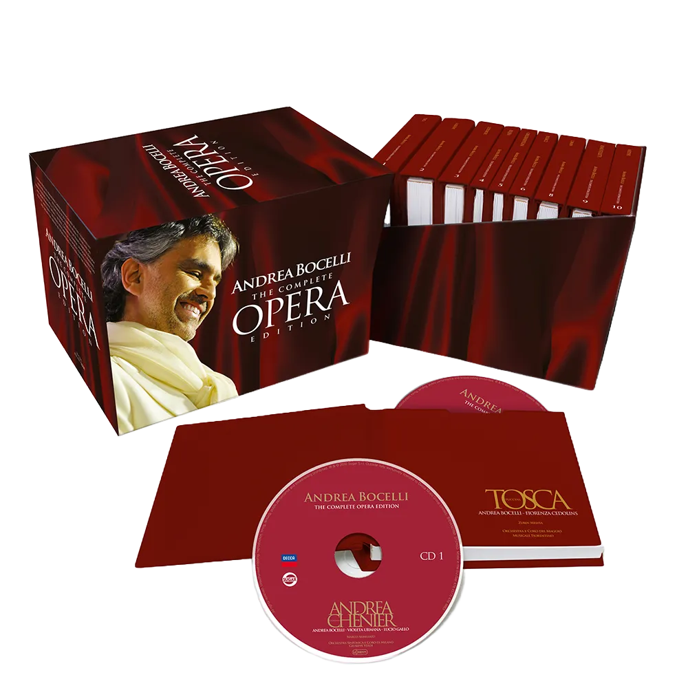 Andrea Bocelli: The Complete Opera Edition CD Box Set