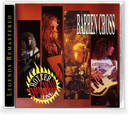 BARREN CROSS - HOTTER THAN HELL! LIVE (*NEW-CD, 2020, Retroactive Records) Must-have Remaster!