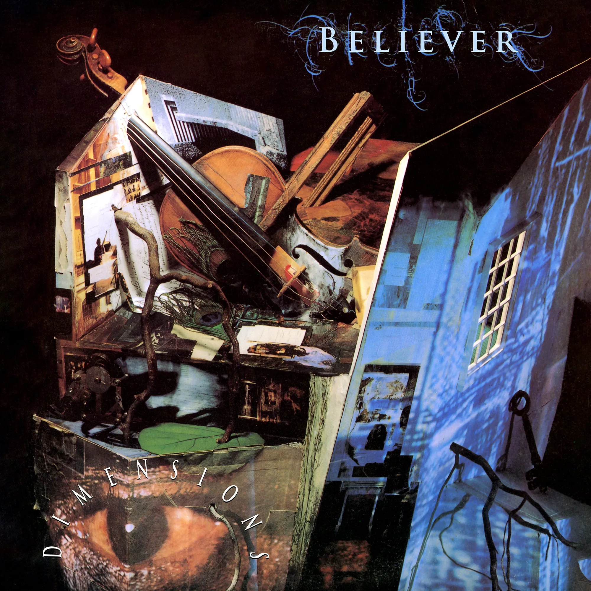 BELIEVER - DIMENSIONS (*NEW-DELUXE GOLD CD   CARD, 2023, Bombworks) Only 500 - Remastered/1993 Thrash Metal