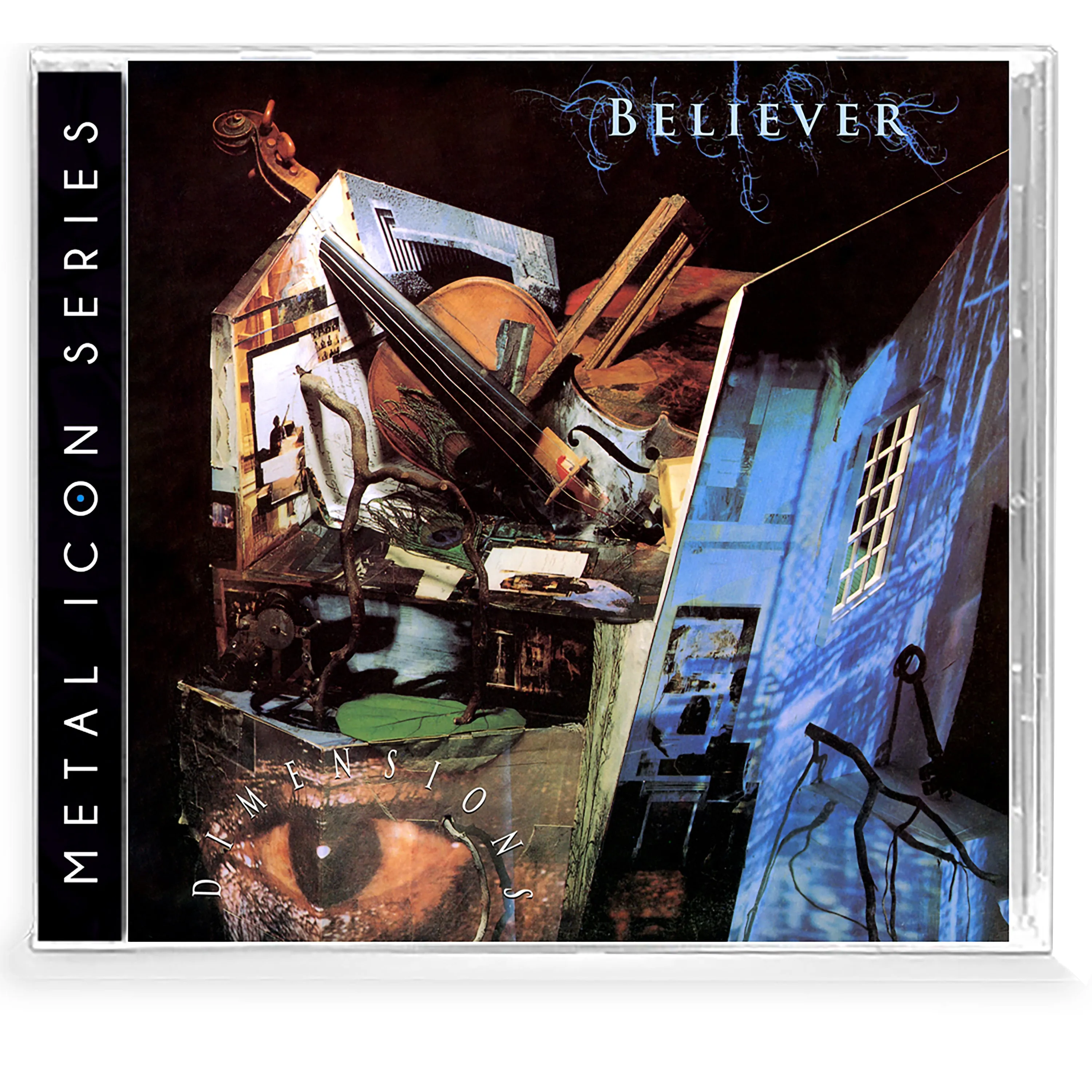 BELIEVER - DIMENSIONS (*NEW-SILVER CD   CARD, 2023, Bombworks) Remastered/1993 Thrash Metal