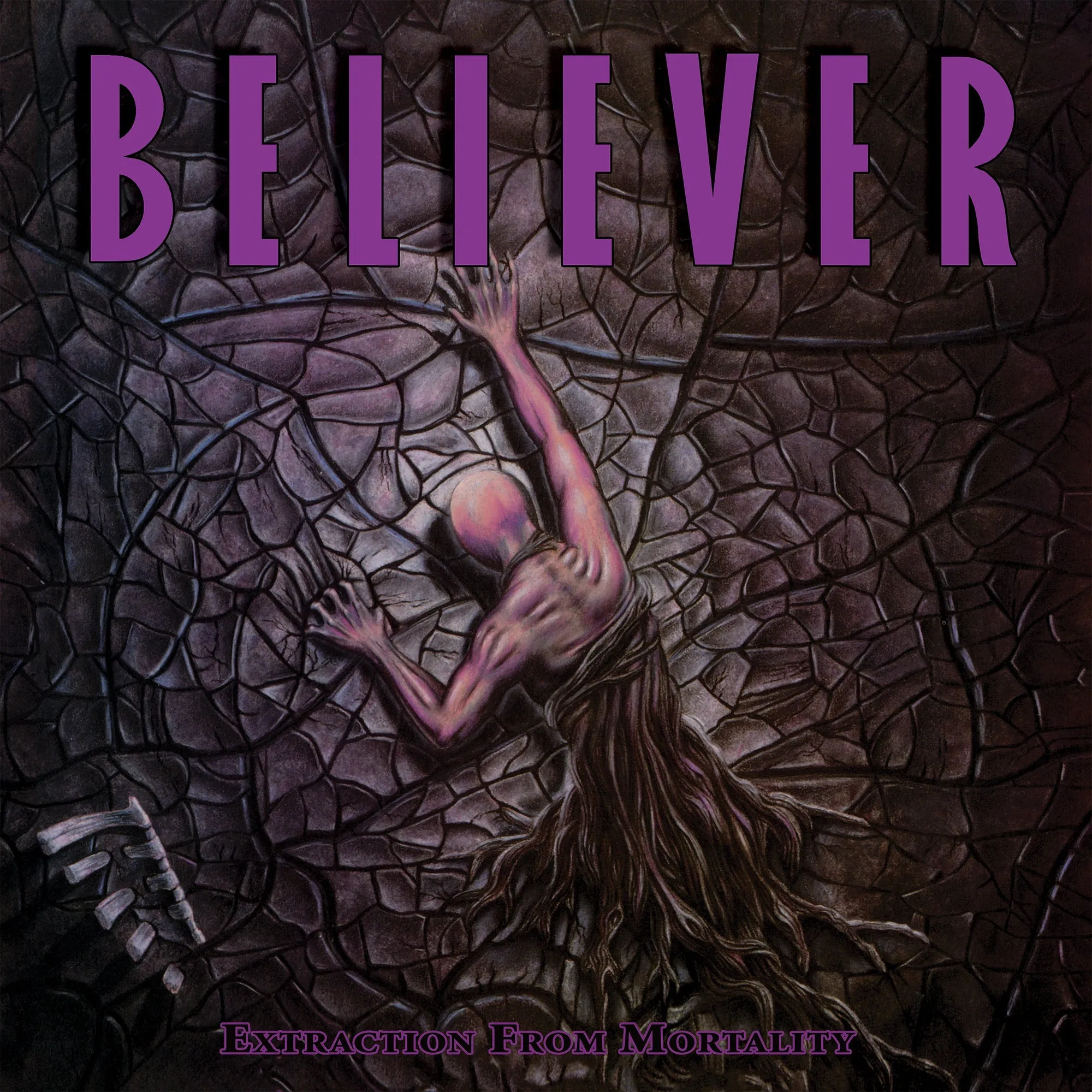 BELIEVER - EXTRACTION FROM MORTALITY (*NEW-DELUXE GOLD CD   CARD, 2023, Bombworks) Only 500 - Remastered/1989 Thrash Metal