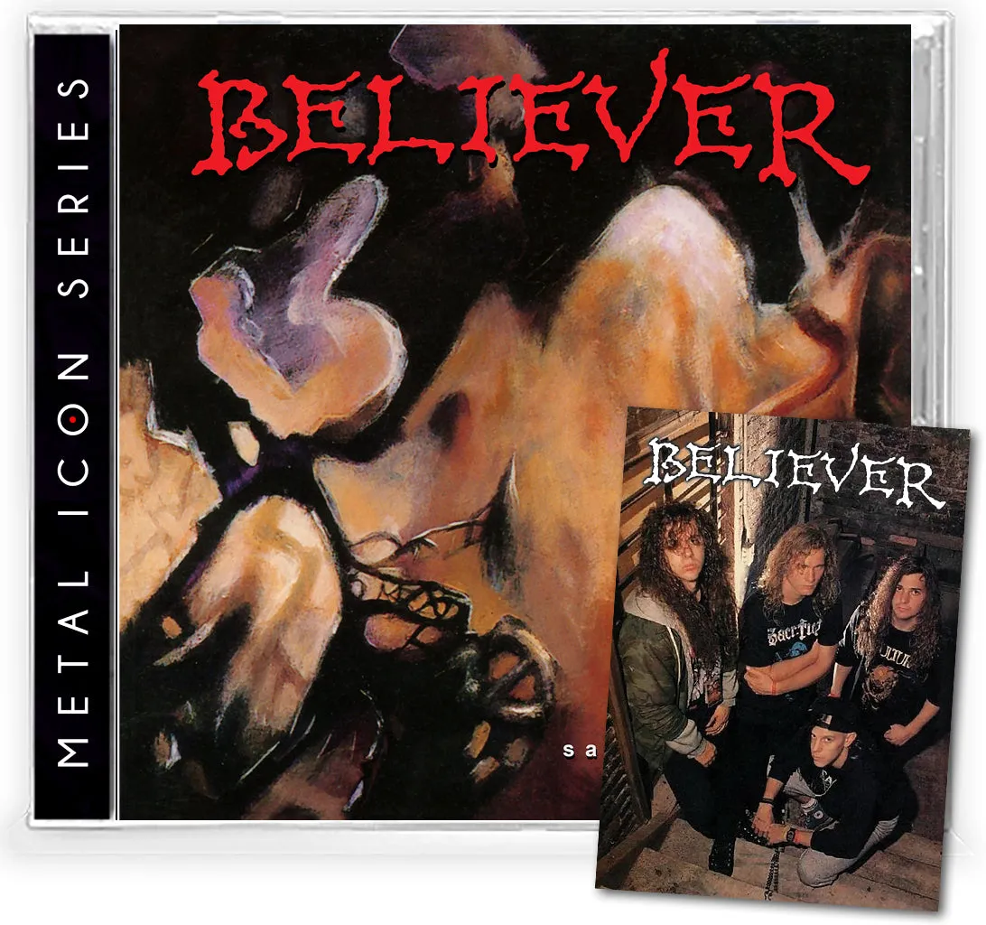 BELIEVER - SANITY OBSCURE (*NEW-SILVER CD   CARD, 2023, Bombworks) Remaster / 1990 Thrash Metal