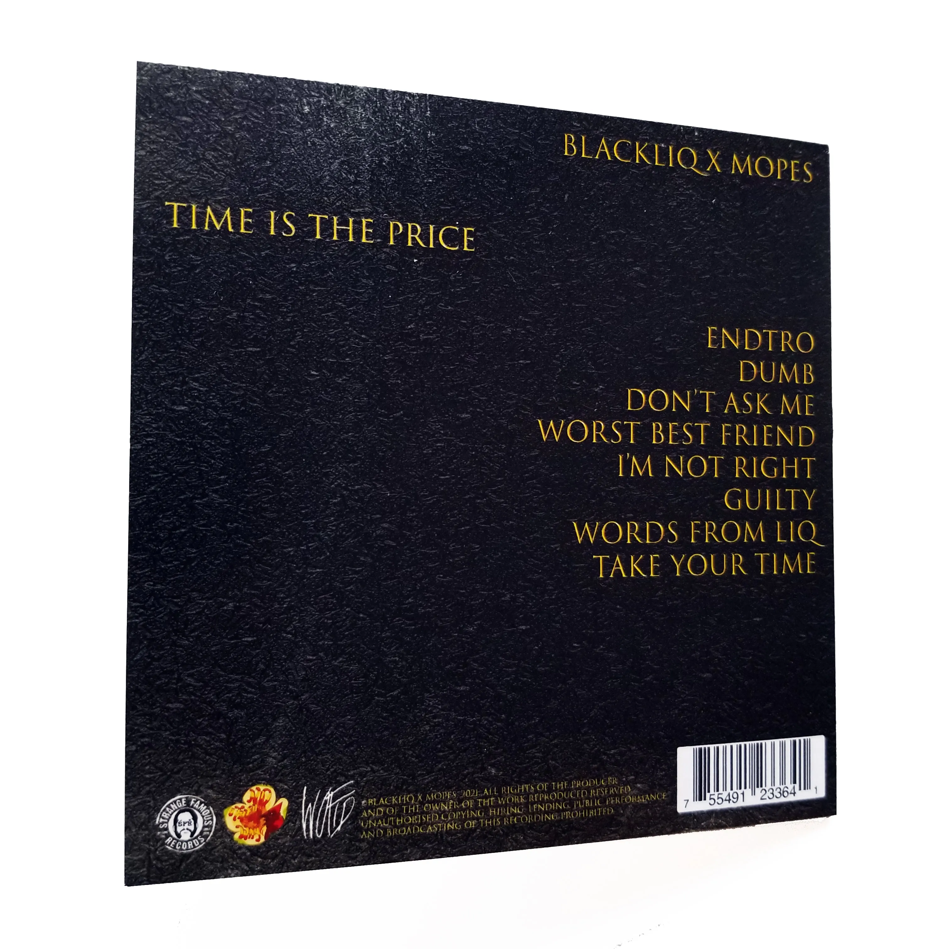 BlackLiq x Mopes - Time Is The Price CD   MP3