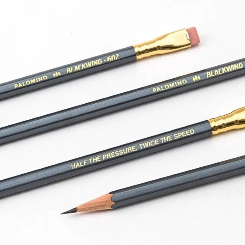 Blackwing 602 - SINGLE |  Firm Black Graphite with Eraser (~B Hardness)