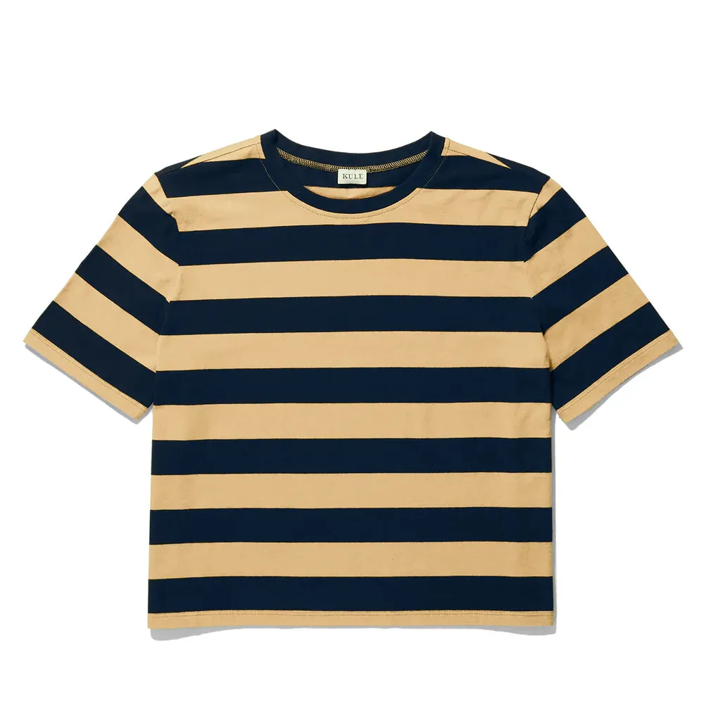 Brentwood Tee ~ Navy/Khaki