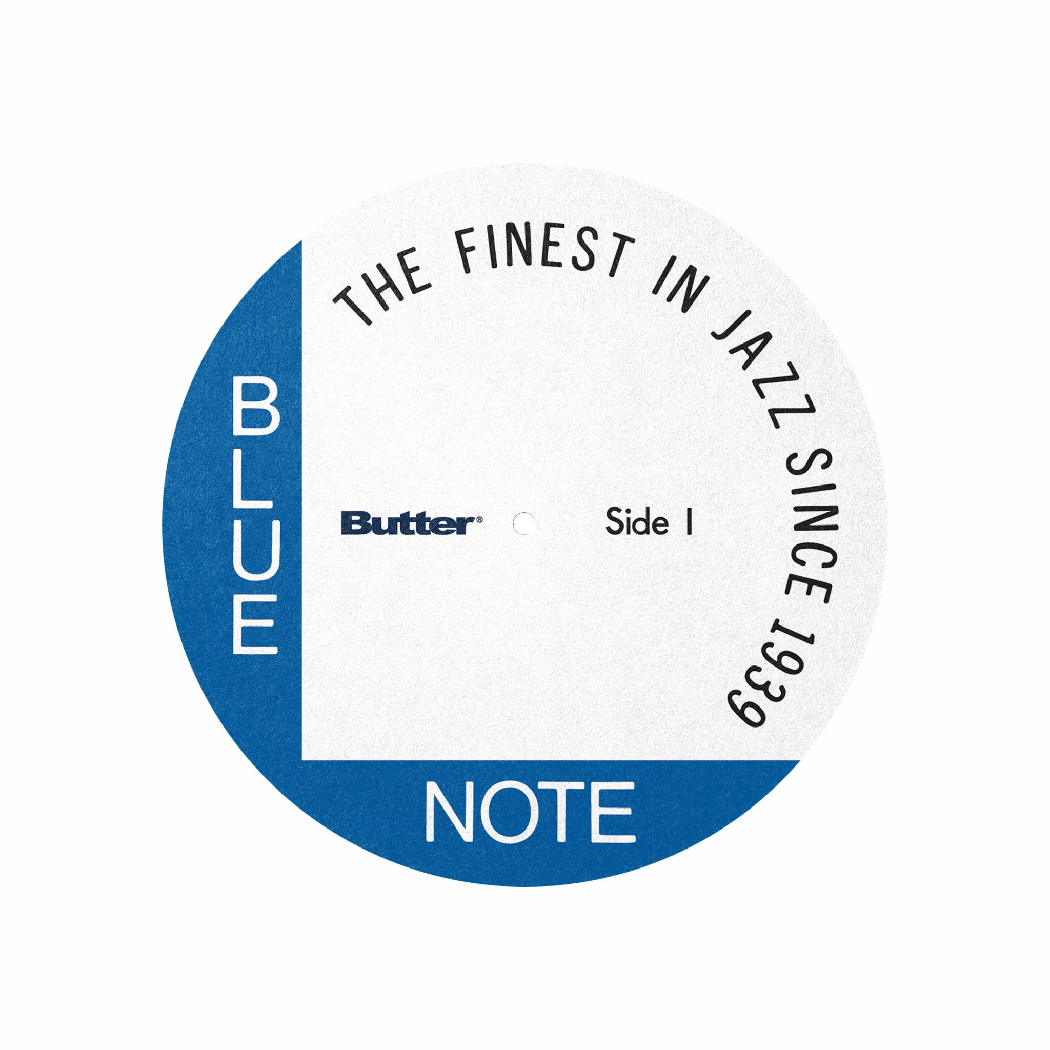 Optimized title: Blue Butter Goods x Blue Note Slipmats