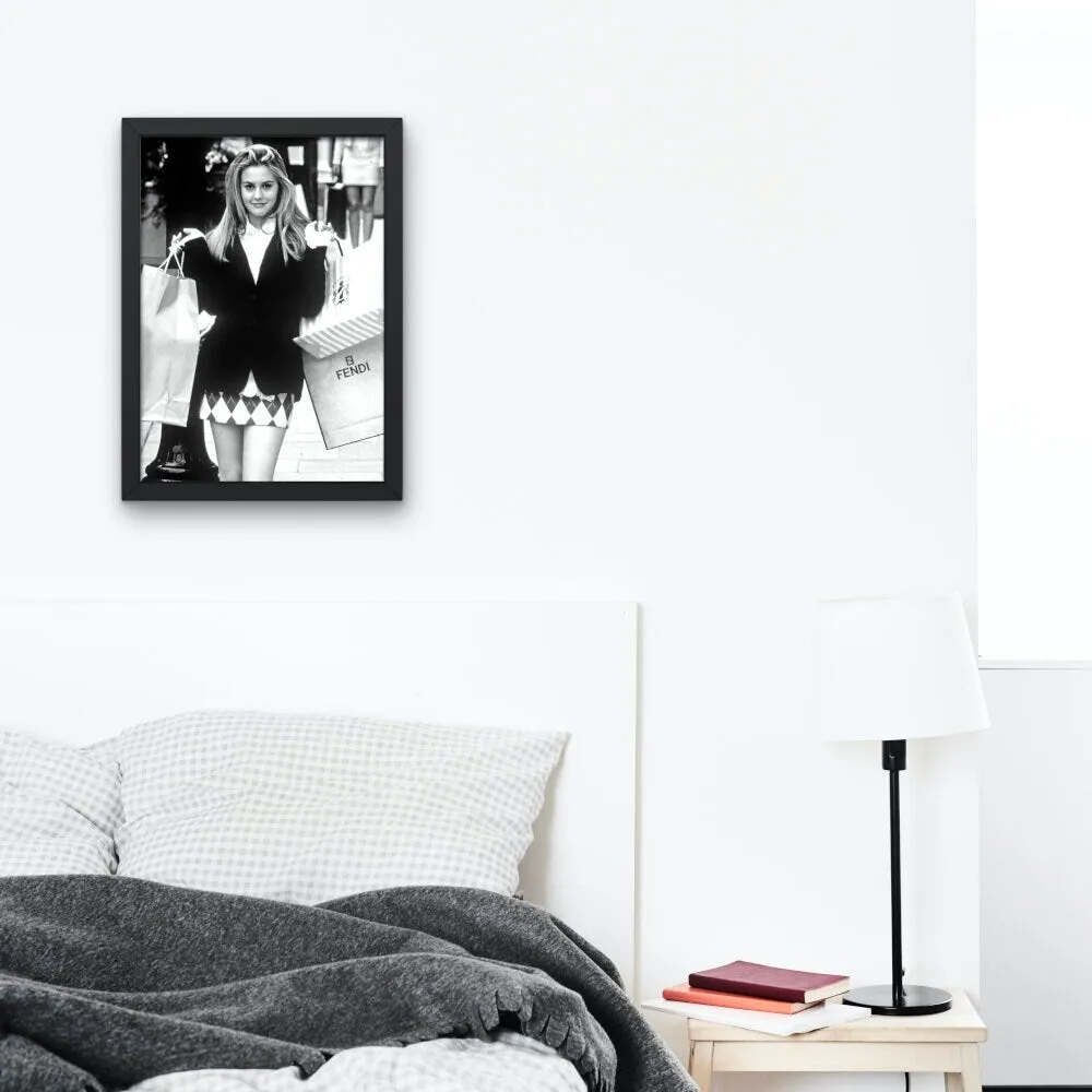 Cher Horowitz Clueless Poster INSTANT DOWNLOAD Art Print, Pop Culture Art Print, Black & White Prints, Movie/Show Poster Wall Art, Pop Art, Glam Décor