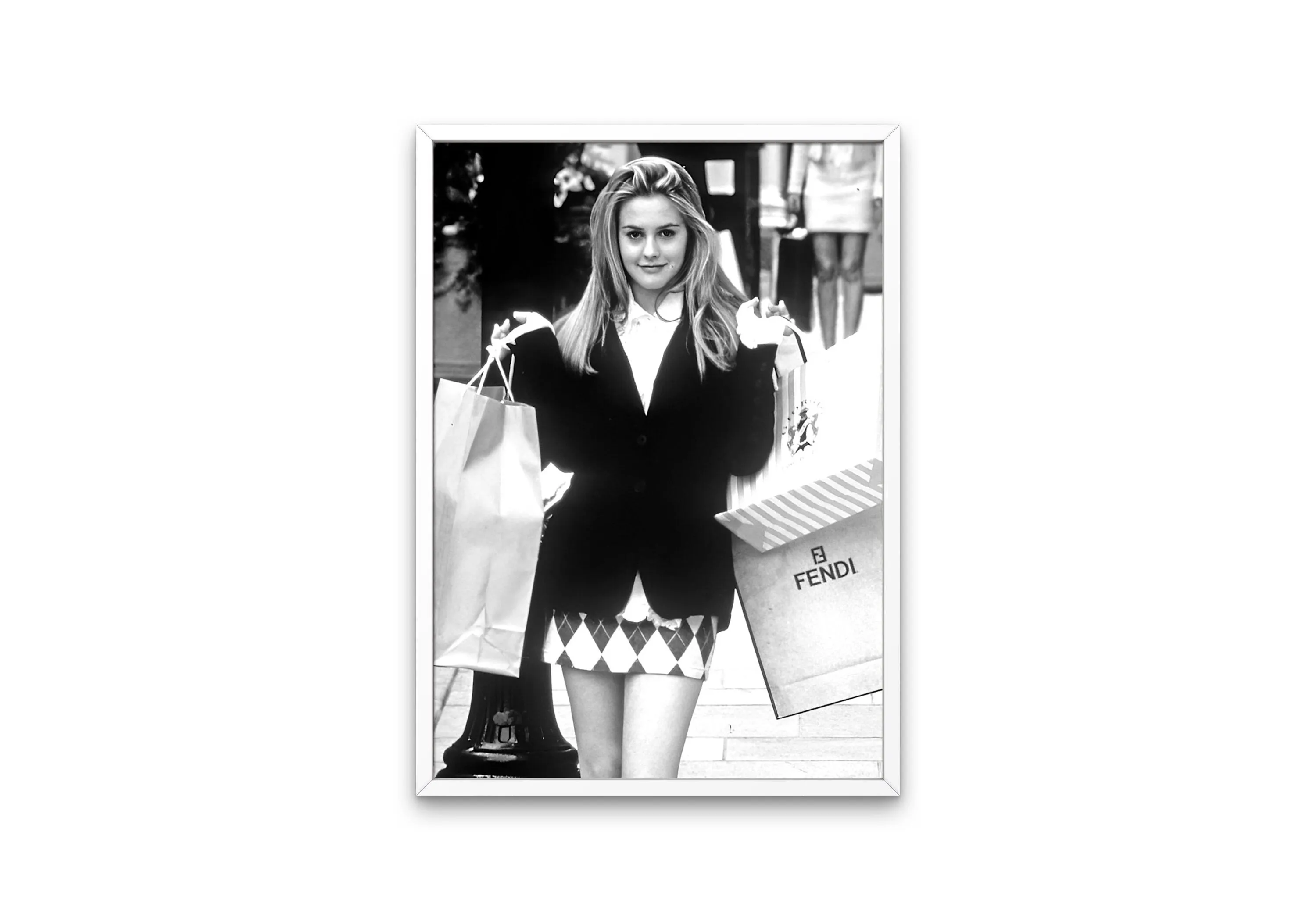 Cher Horowitz Clueless Poster INSTANT DOWNLOAD Art Print, Pop Culture Art Print, Black & White Prints, Movie/Show Poster Wall Art, Pop Art, Glam Décor