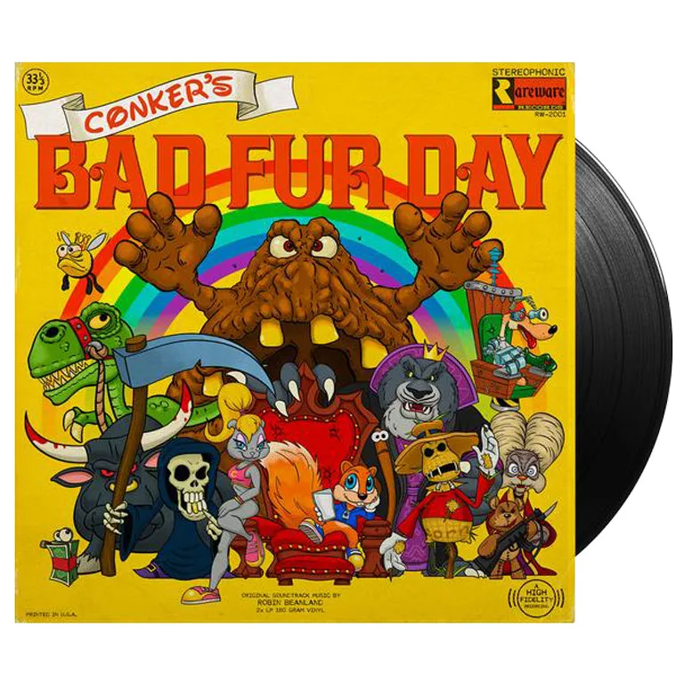 Conker’s Bad Fur Day Vinyl Soundtrack 2xLP