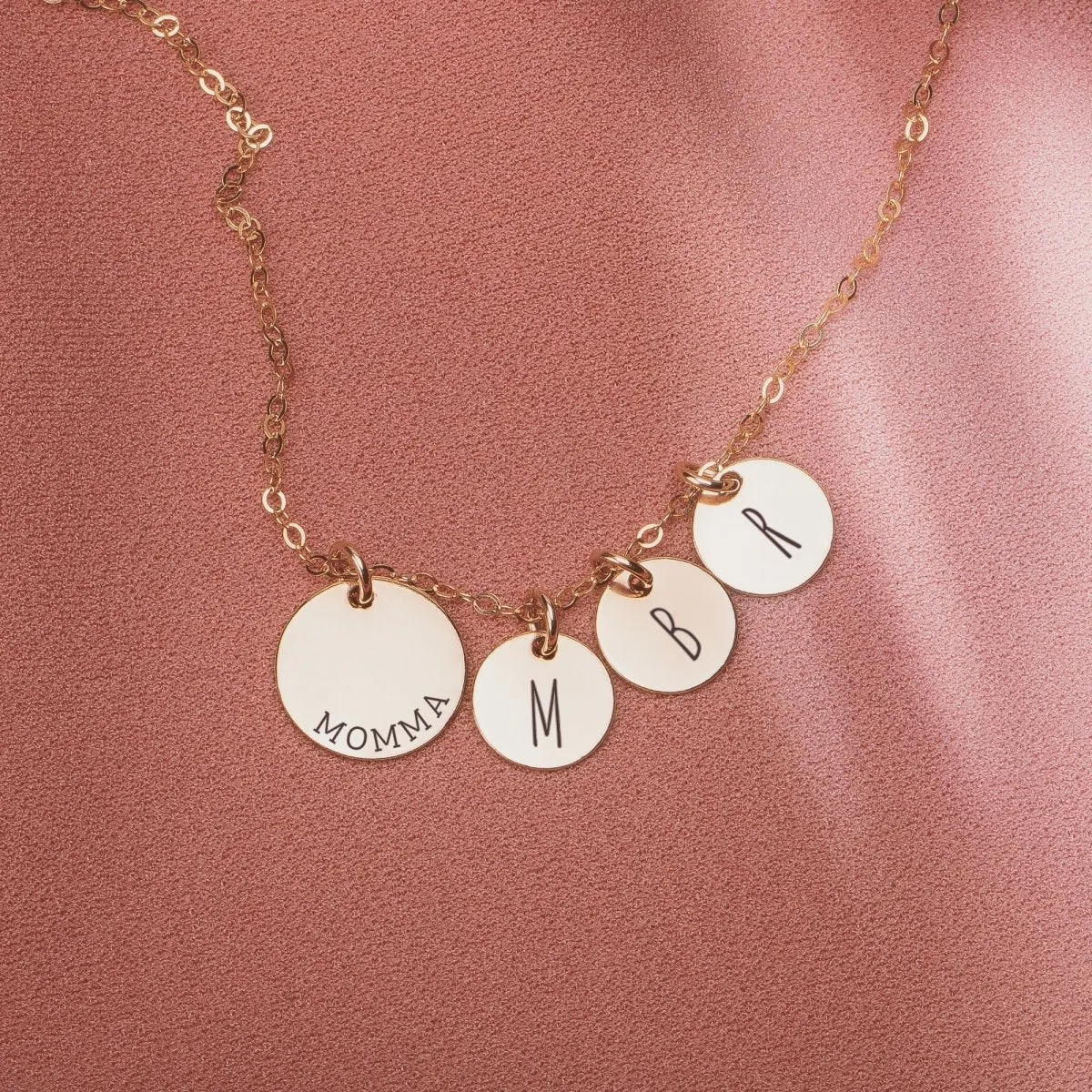 Custom Family Disc Necklace