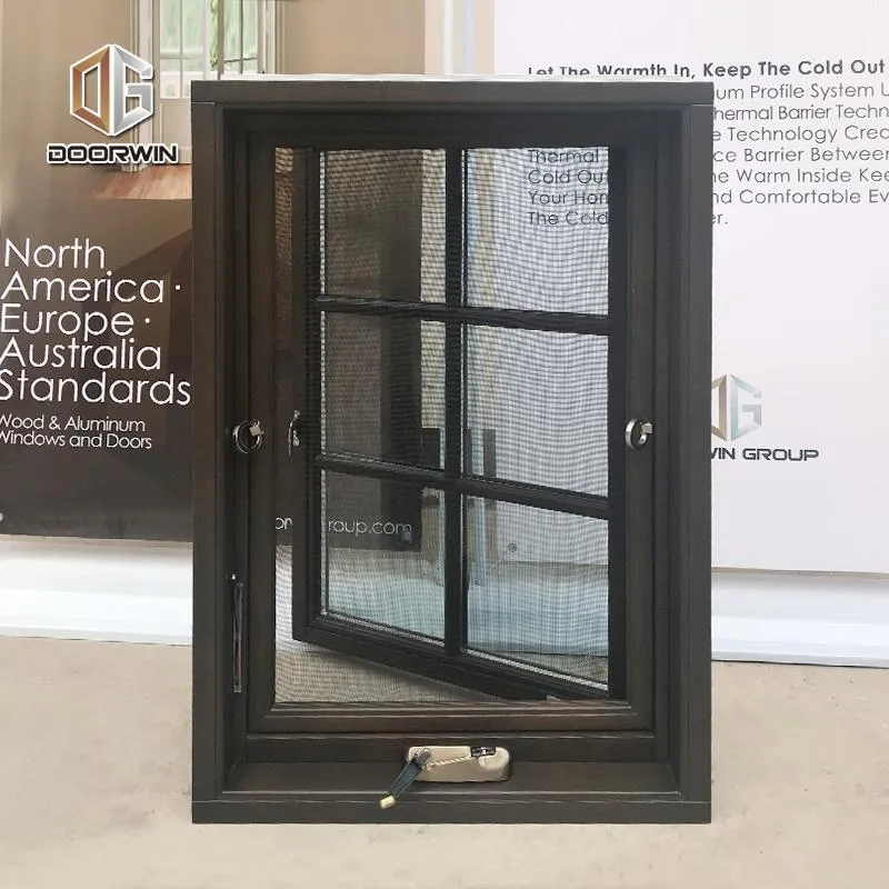 DOORWIN 2021Factory wholesale casement window crank black windows supplier