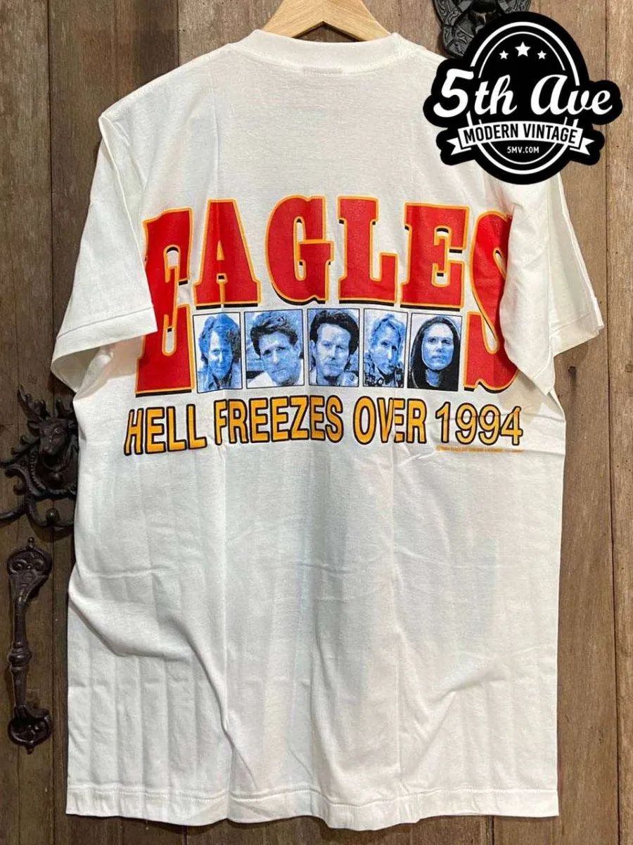 Eagles Hotel California White Tribute Tee