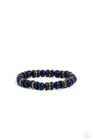 Earthy Empath - Blue Bracelet - Paparazzi Accessories