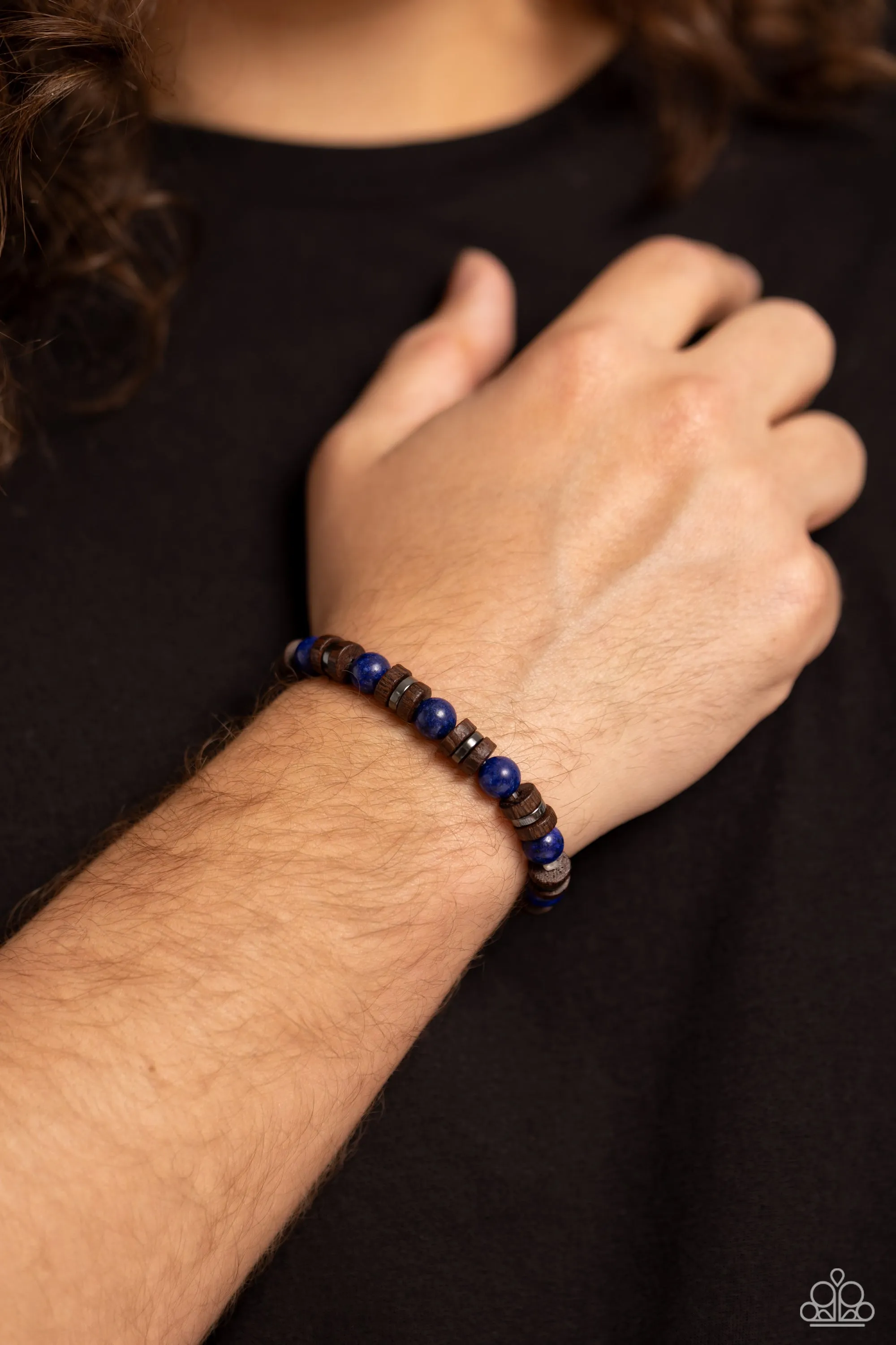 Earthy Empath - Blue Bracelet - Paparazzi Accessories