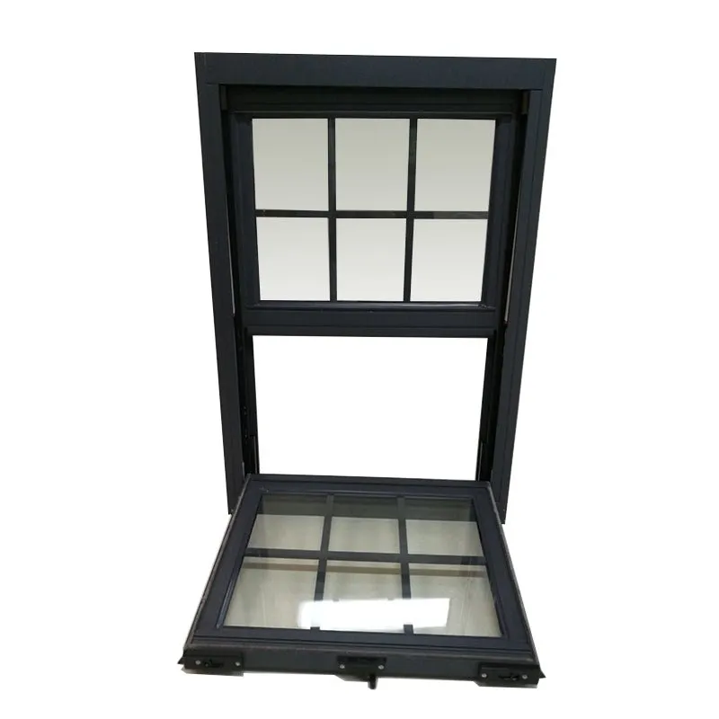 Factory direct cheap aluminum windows awning window black