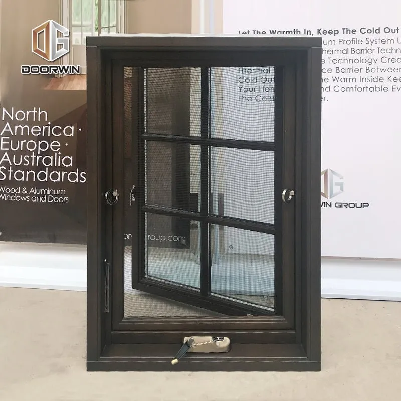 Factory wholesale casement window crank black windows supplier