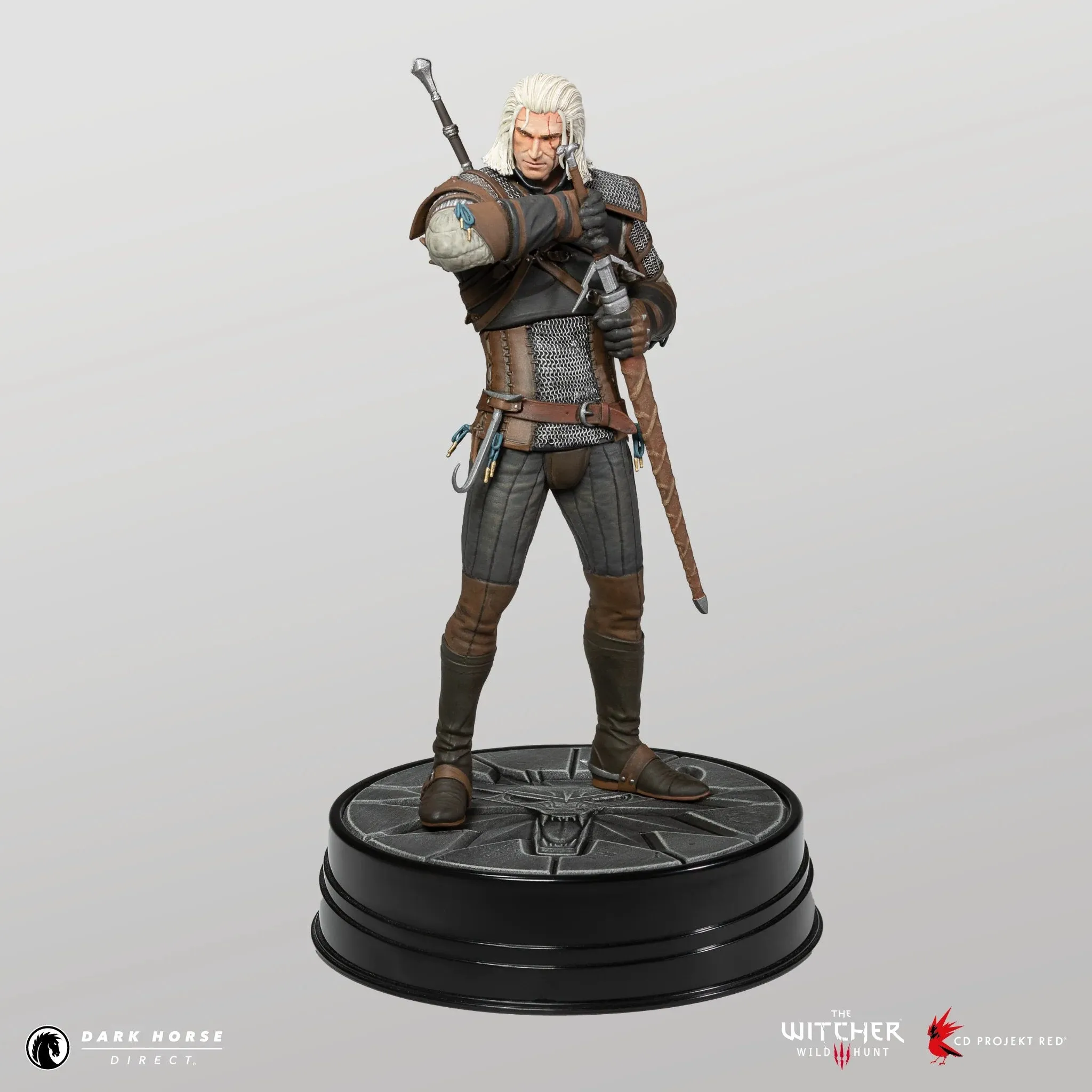 Figure Dark Horse Comics, The Witcher 3 - Wild Hunt: Geralt Deluxe Hearts of Stone, 24 cm