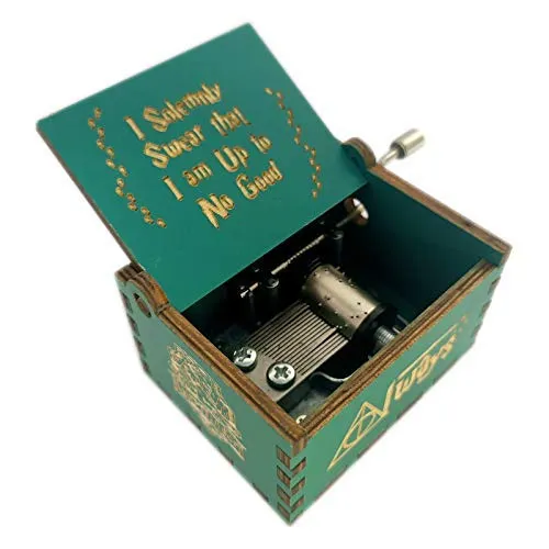 Harry Potter Wooden Handcrafted Music Box (Green)