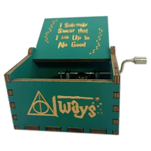 Harry Potter Wooden Handcrafted Music Box (Green)