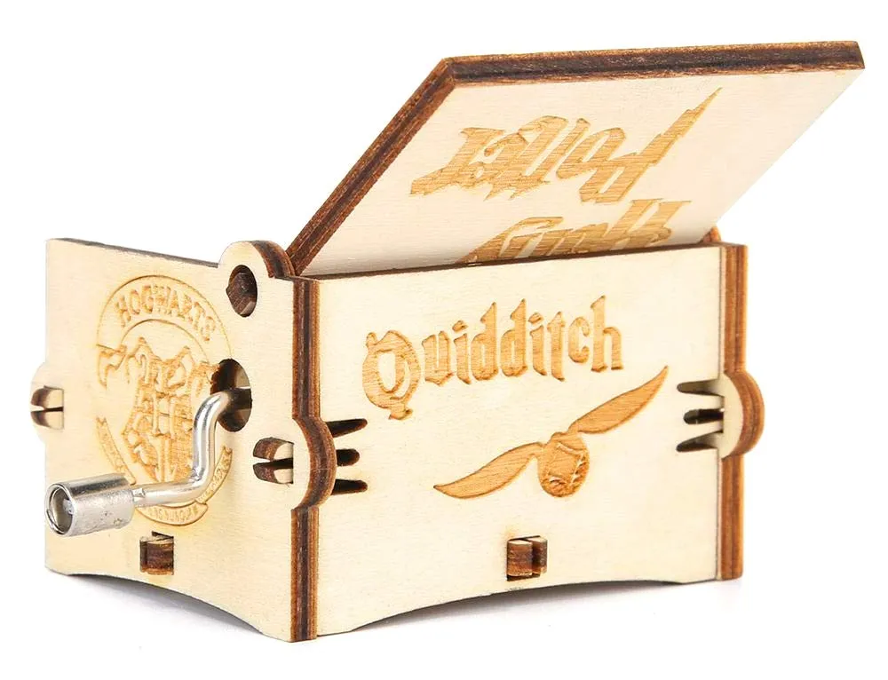 Harry Potter Wooden Music Box - Hedwig's Theme (White) 🎶🦉