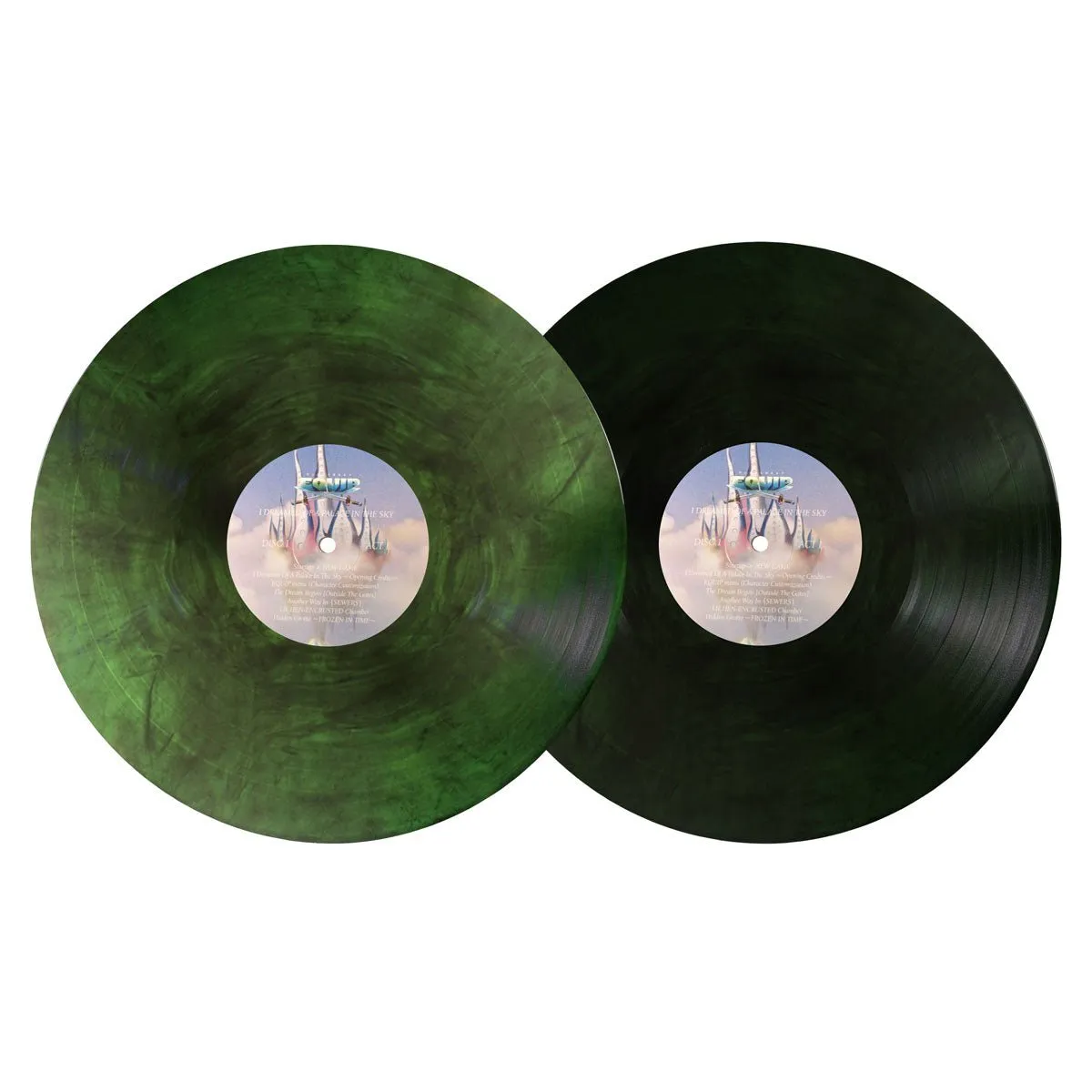 I Dreamed Of A Palace In The Sky 2xLP (Green   Black Olive Galaxy)