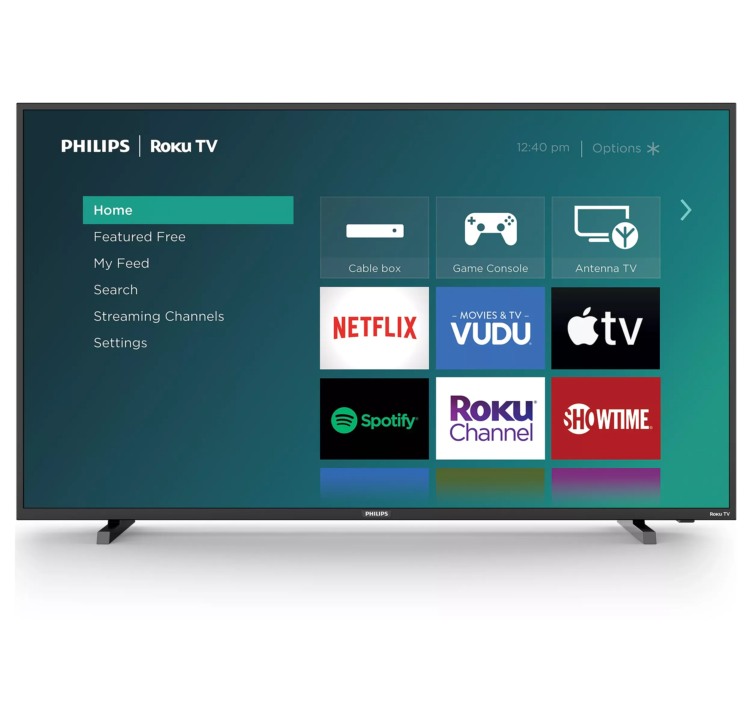 PHILIPS 50" Class 4K Ultra HD Roku Smart LED HDTV (50PFL4864/F7)