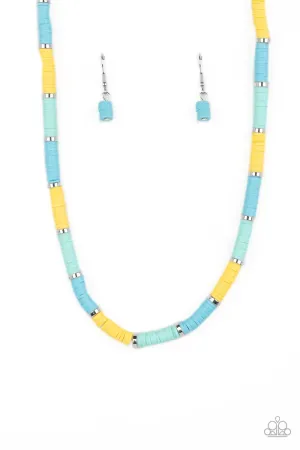 Rainbow Road - Blue Necklace - Paparazzi Accessories