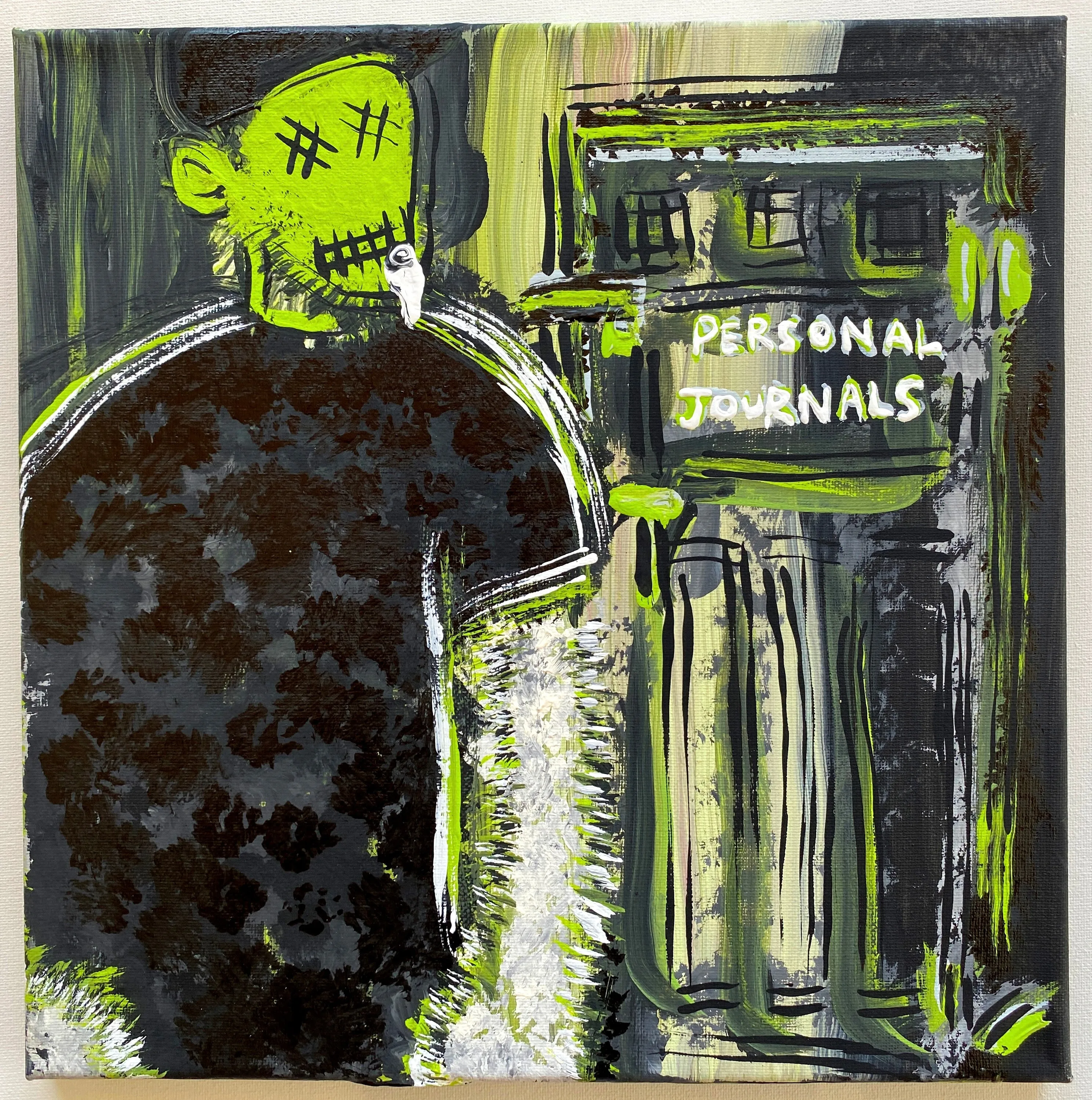 Sage Francis - Personal Journals PAINTINGS by QFetti