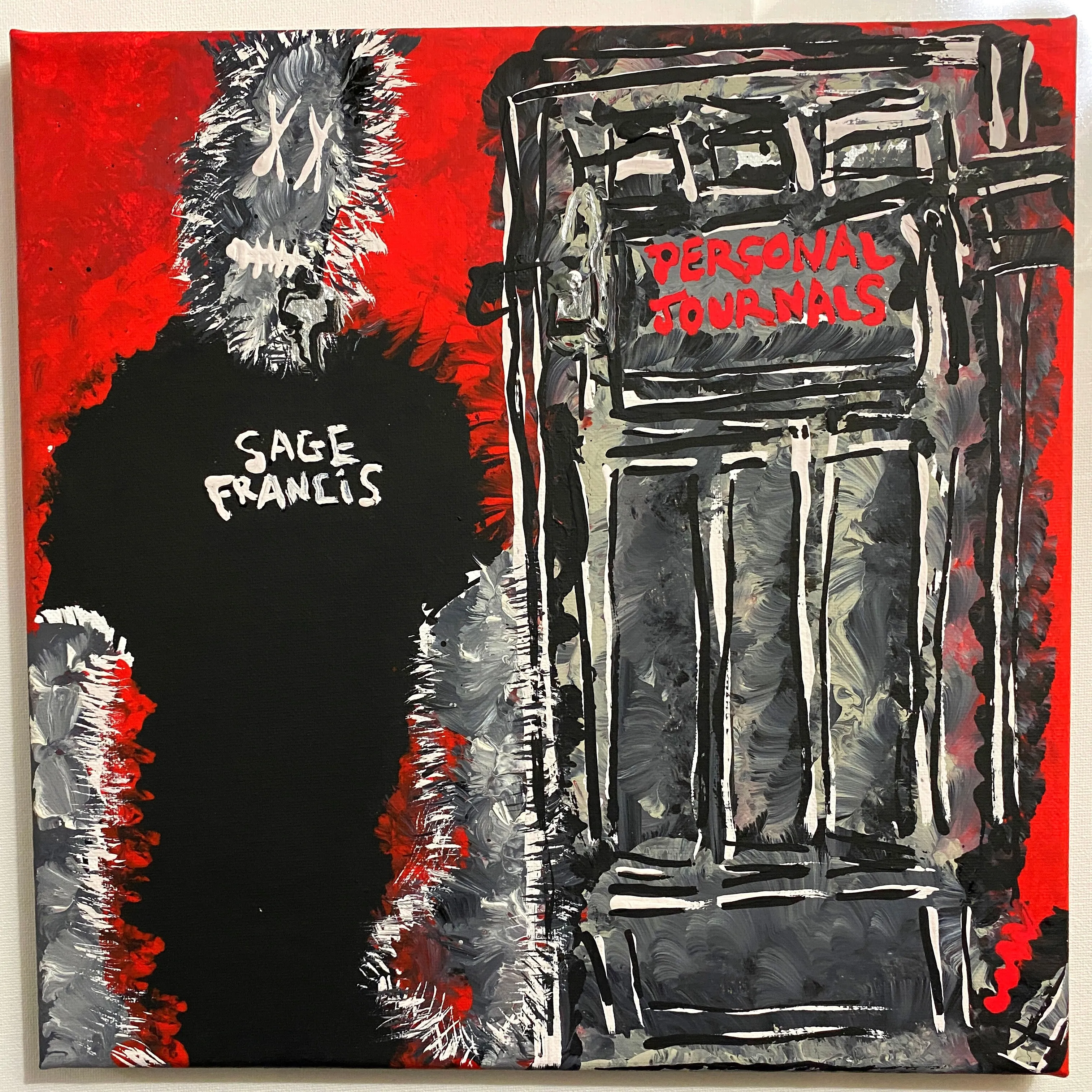 Sage Francis - Personal Journals PAINTINGS by QFetti