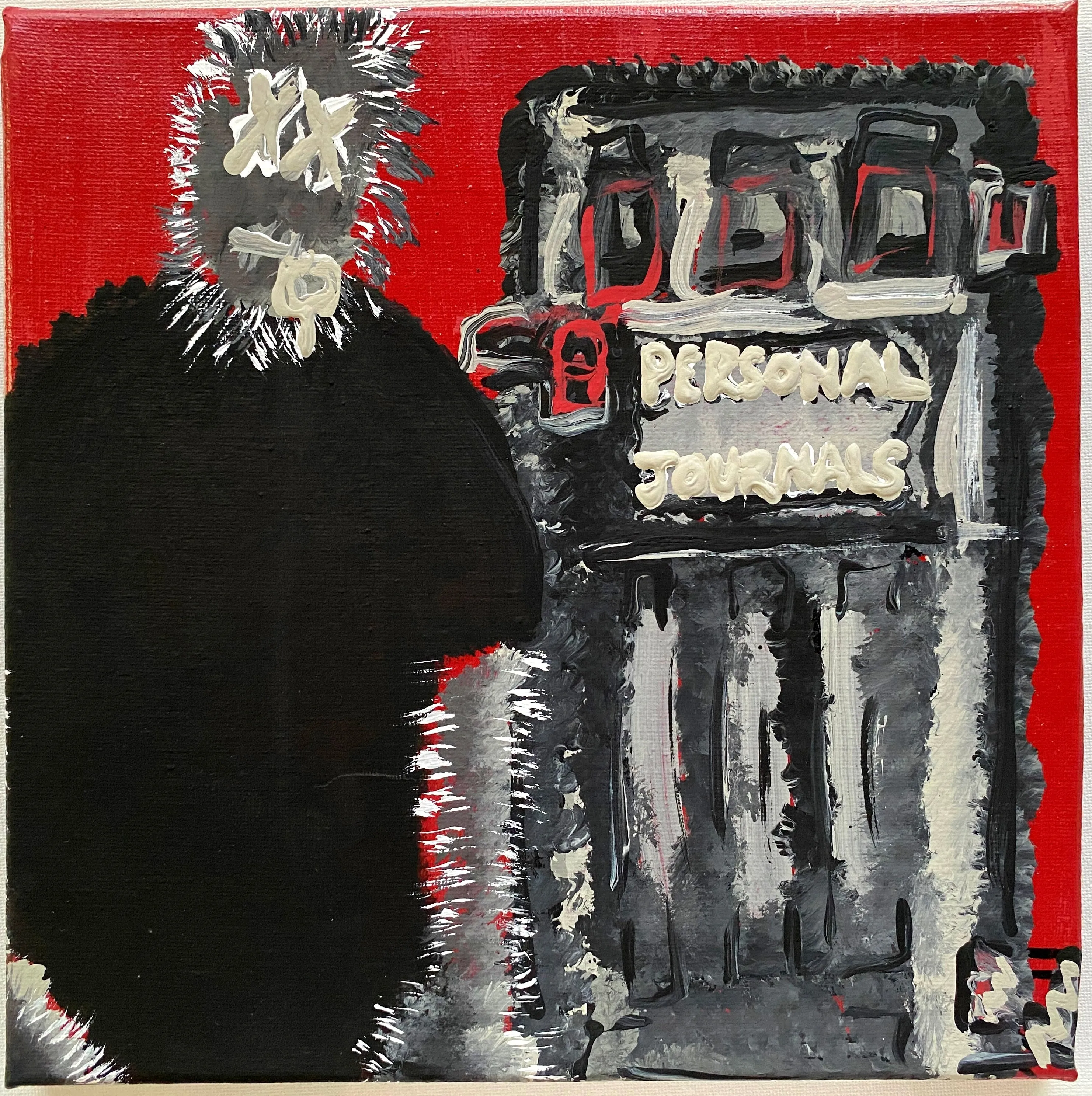 Sage Francis - Personal Journals PAINTINGS by QFetti