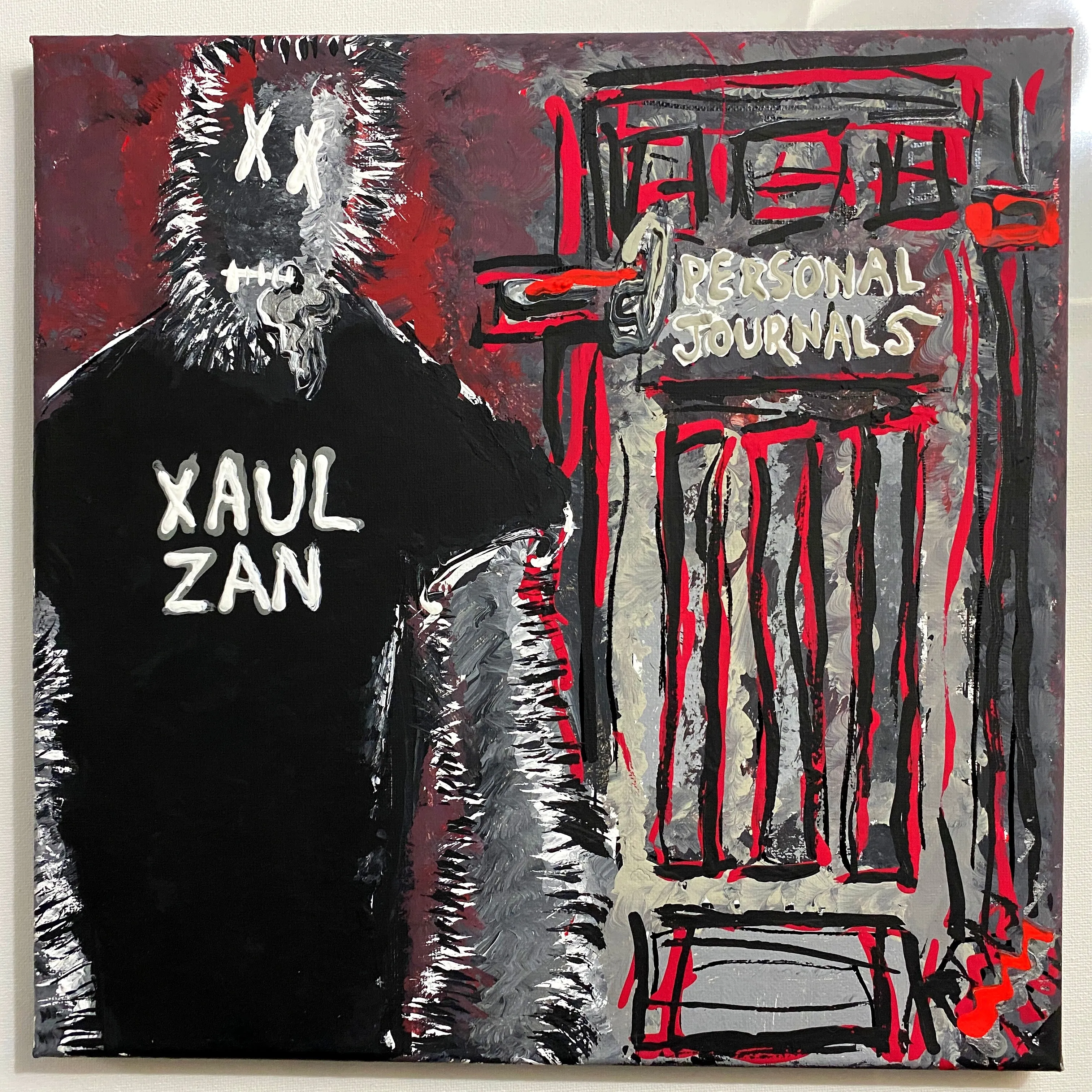 Sage Francis - Personal Journals PAINTINGS by QFetti