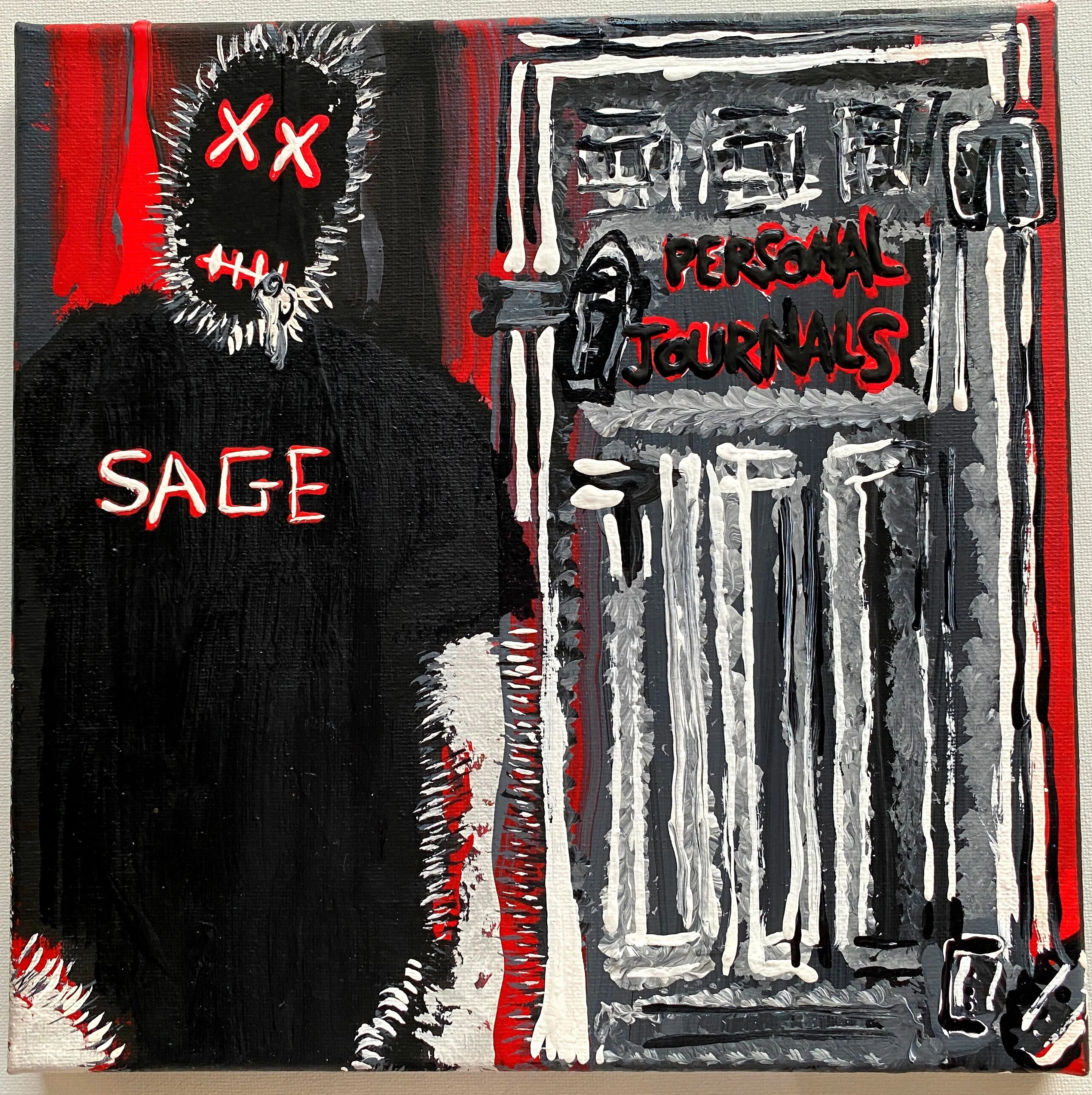 Sage Francis - Personal Journals PAINTINGS by QFetti