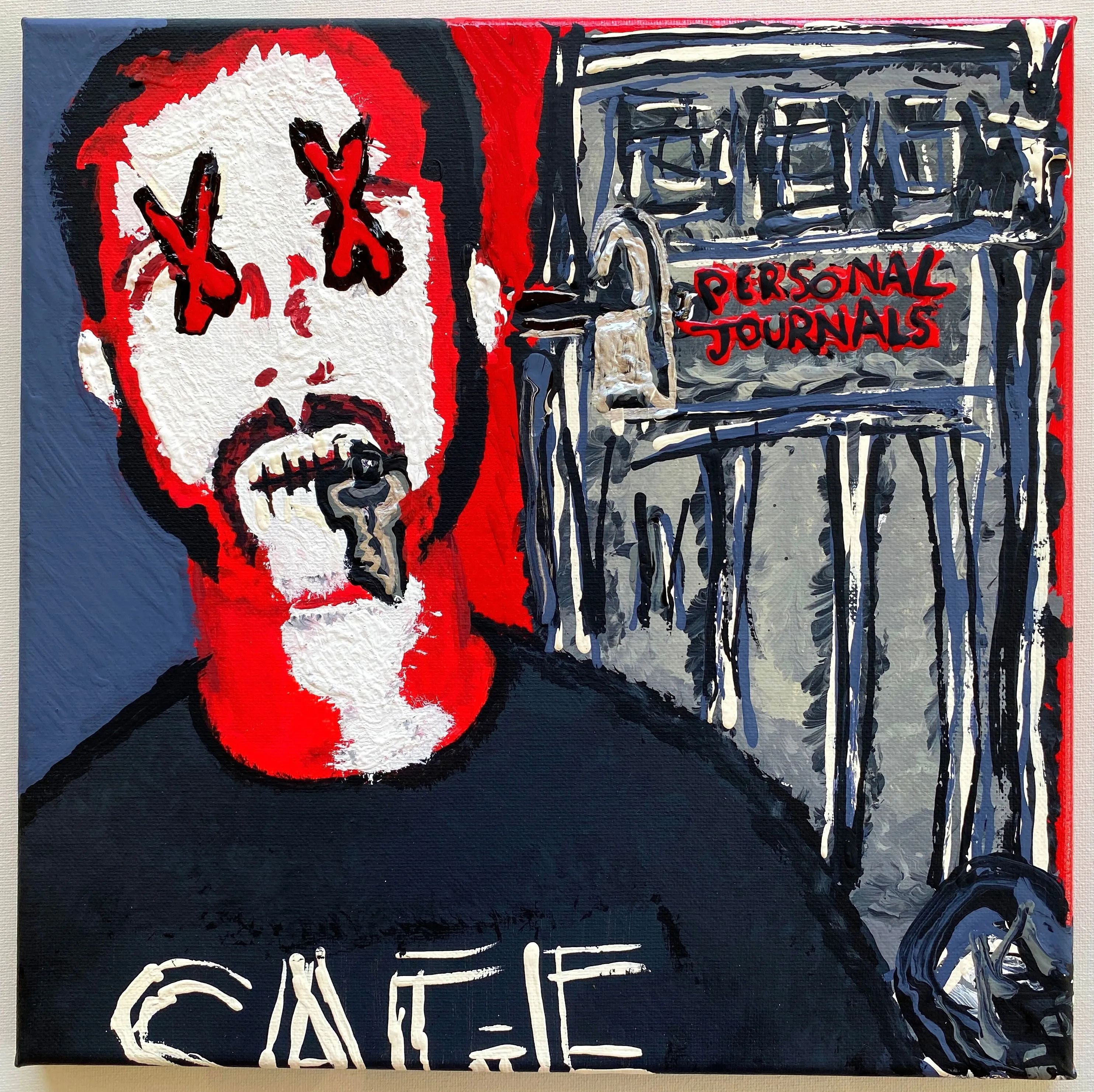 Sage Francis - Personal Journals PAINTINGS by QFetti