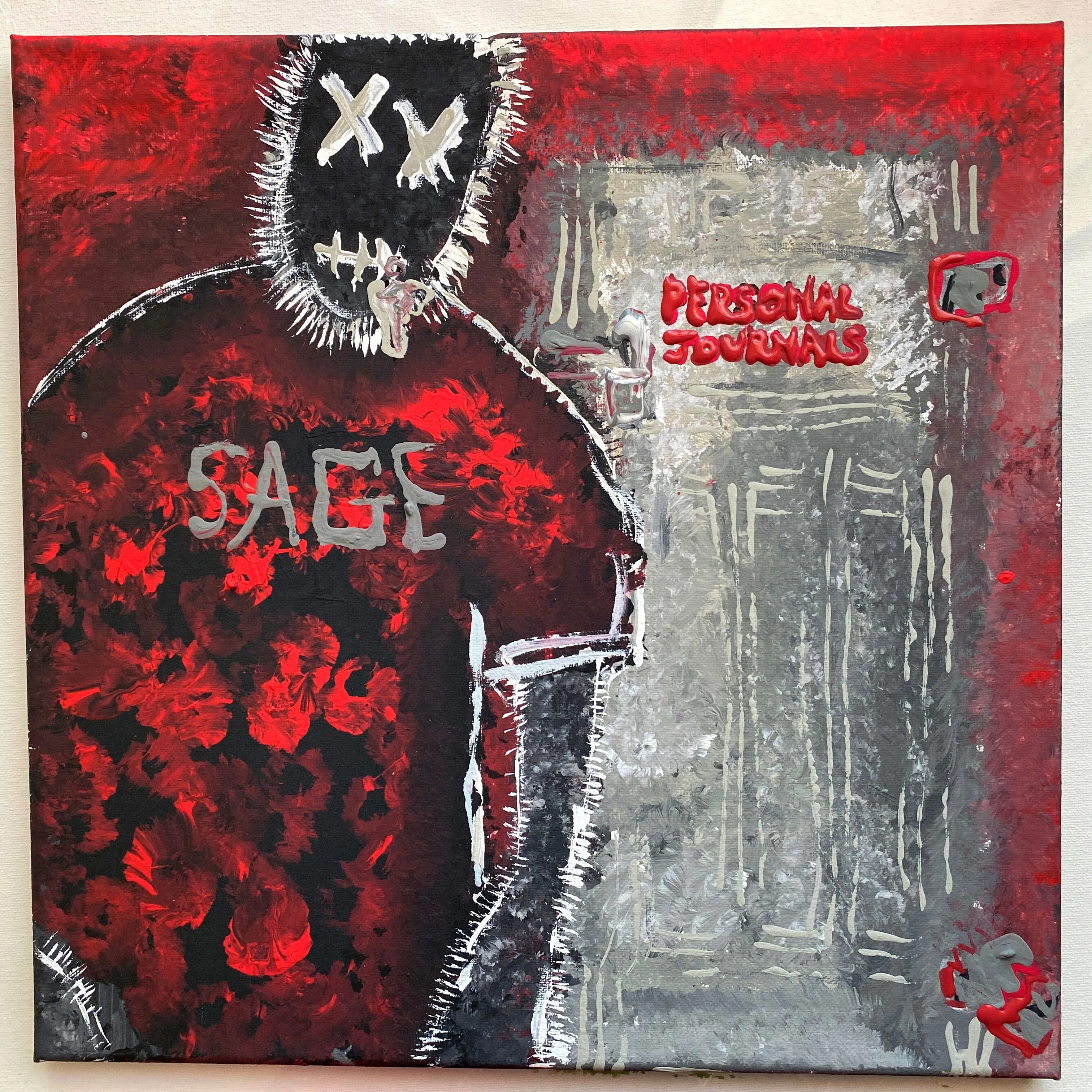 Sage Francis - Personal Journals PAINTINGS by QFetti