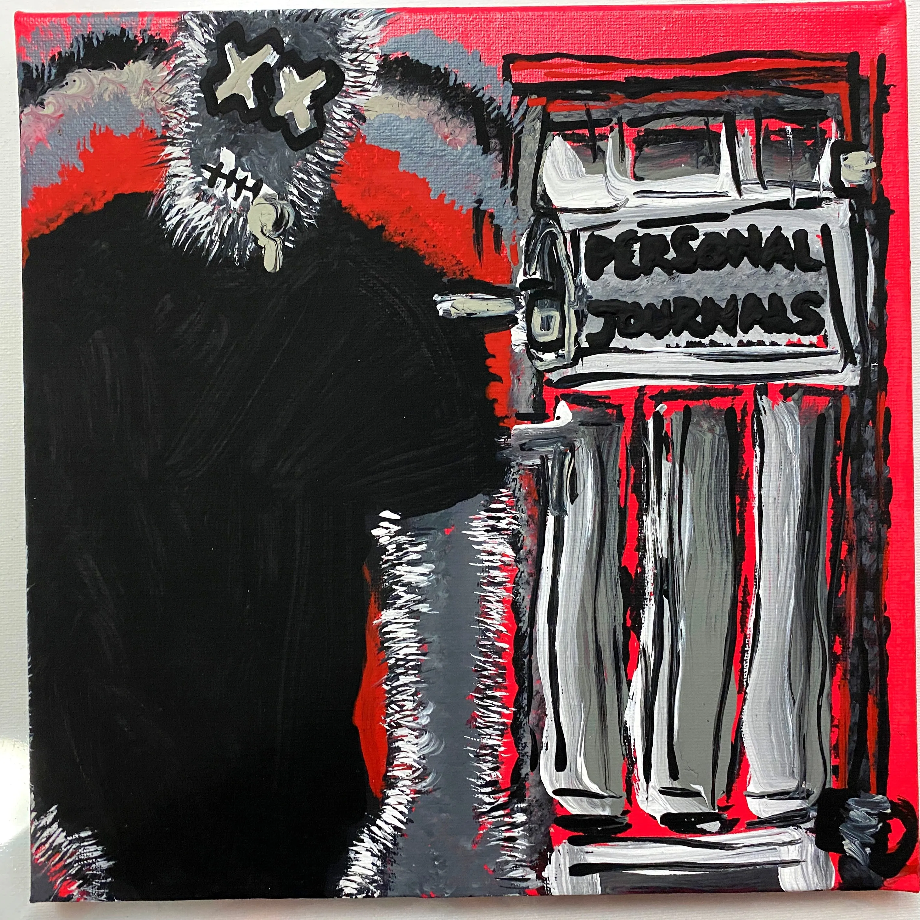 Sage Francis - Personal Journals PAINTINGS by QFetti