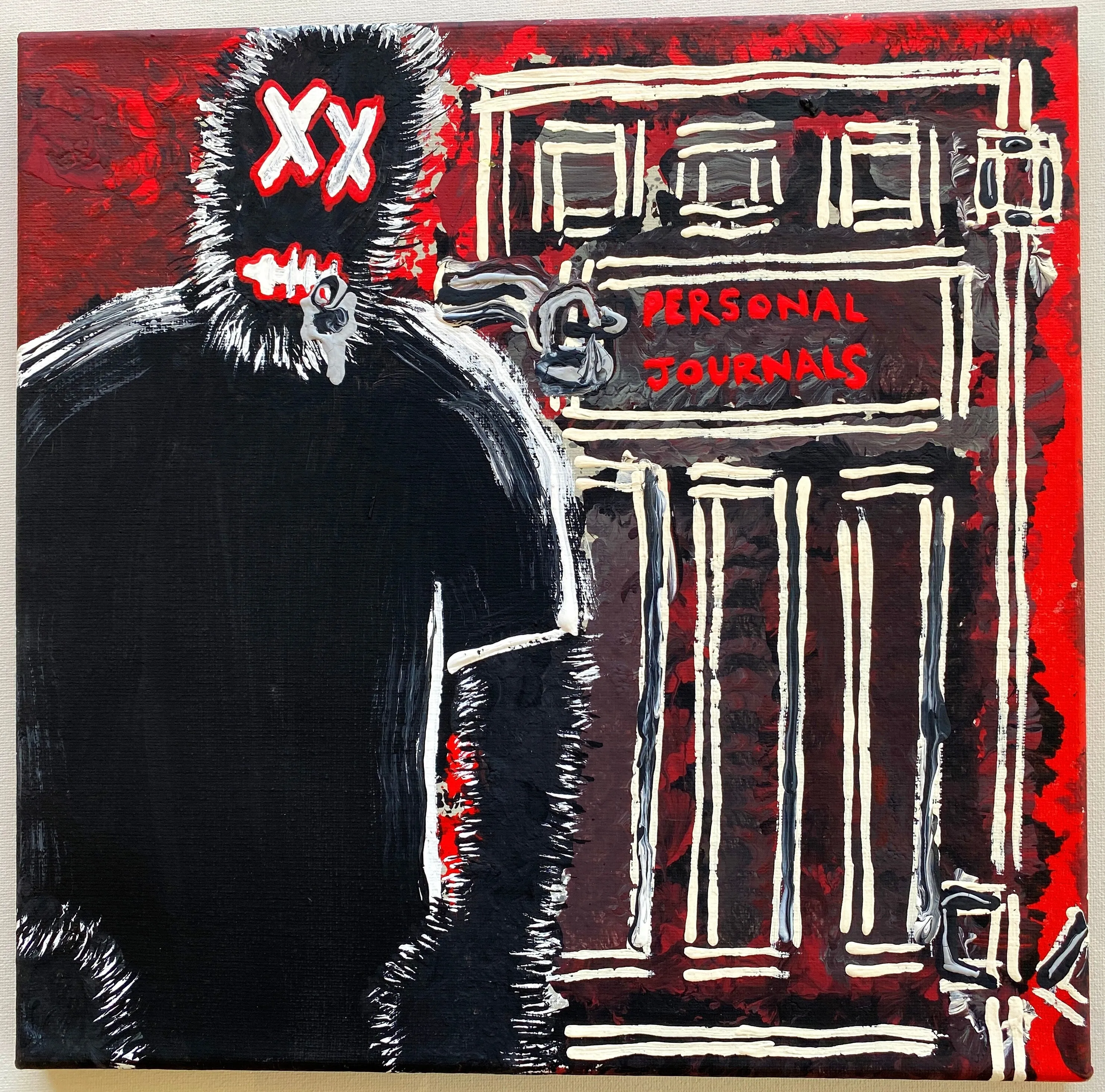 Sage Francis - Personal Journals PAINTINGS by QFetti