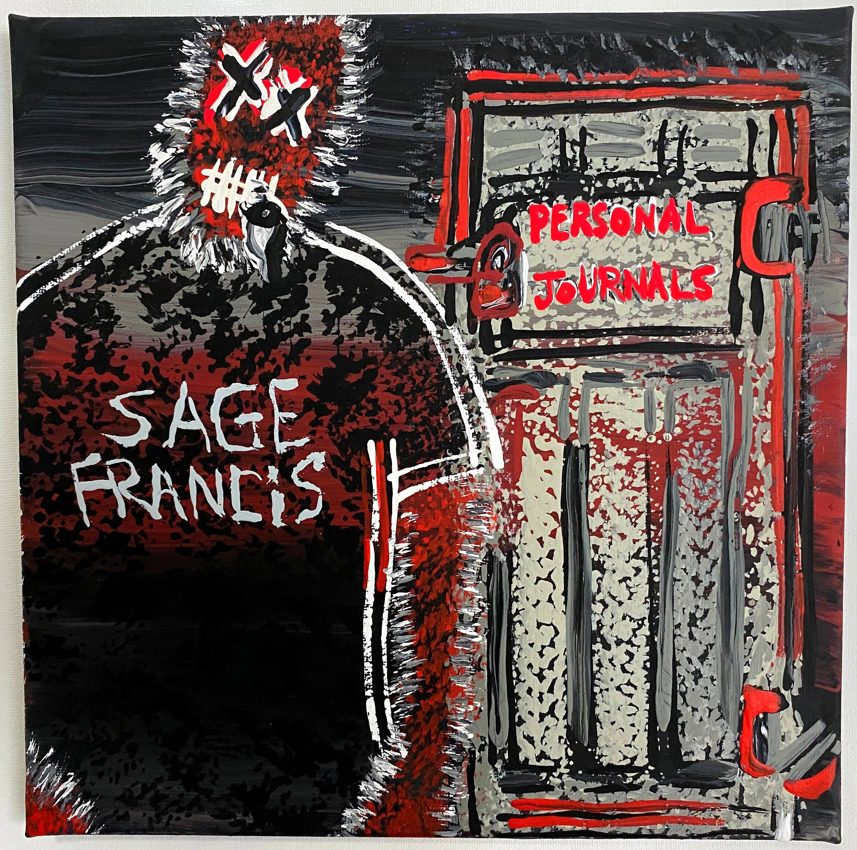 Sage Francis - Personal Journals PAINTINGS by QFetti