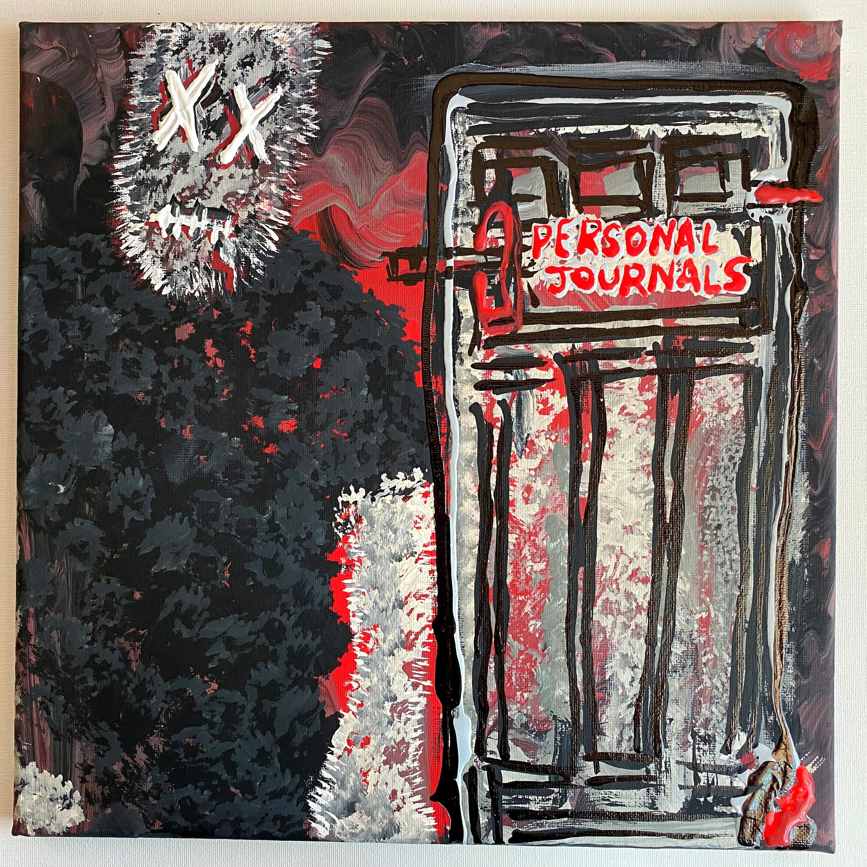 Sage Francis - Personal Journals PAINTINGS by QFetti