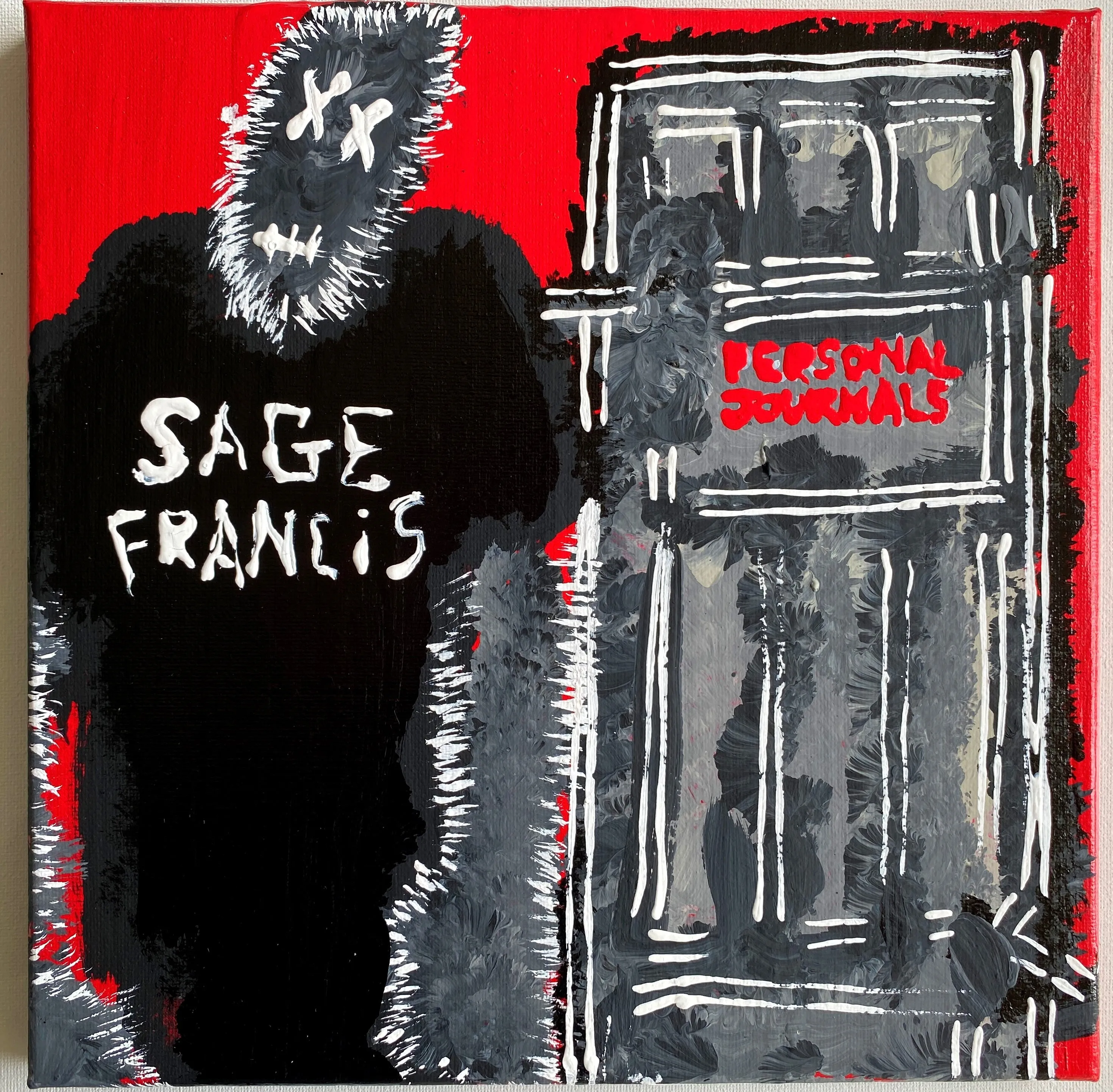 Sage Francis - Personal Journals PAINTINGS by QFetti