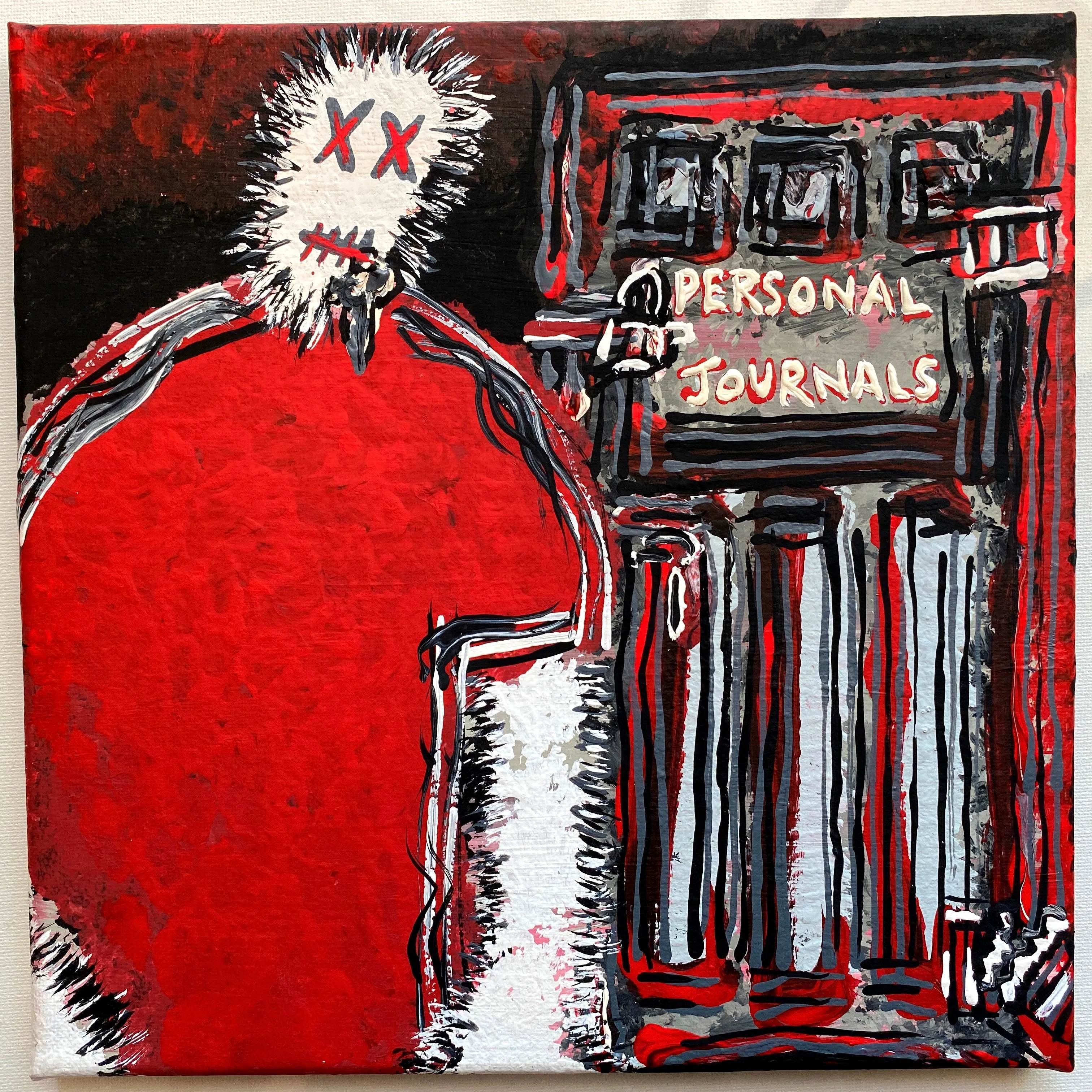 Sage Francis - Personal Journals PAINTINGS by QFetti