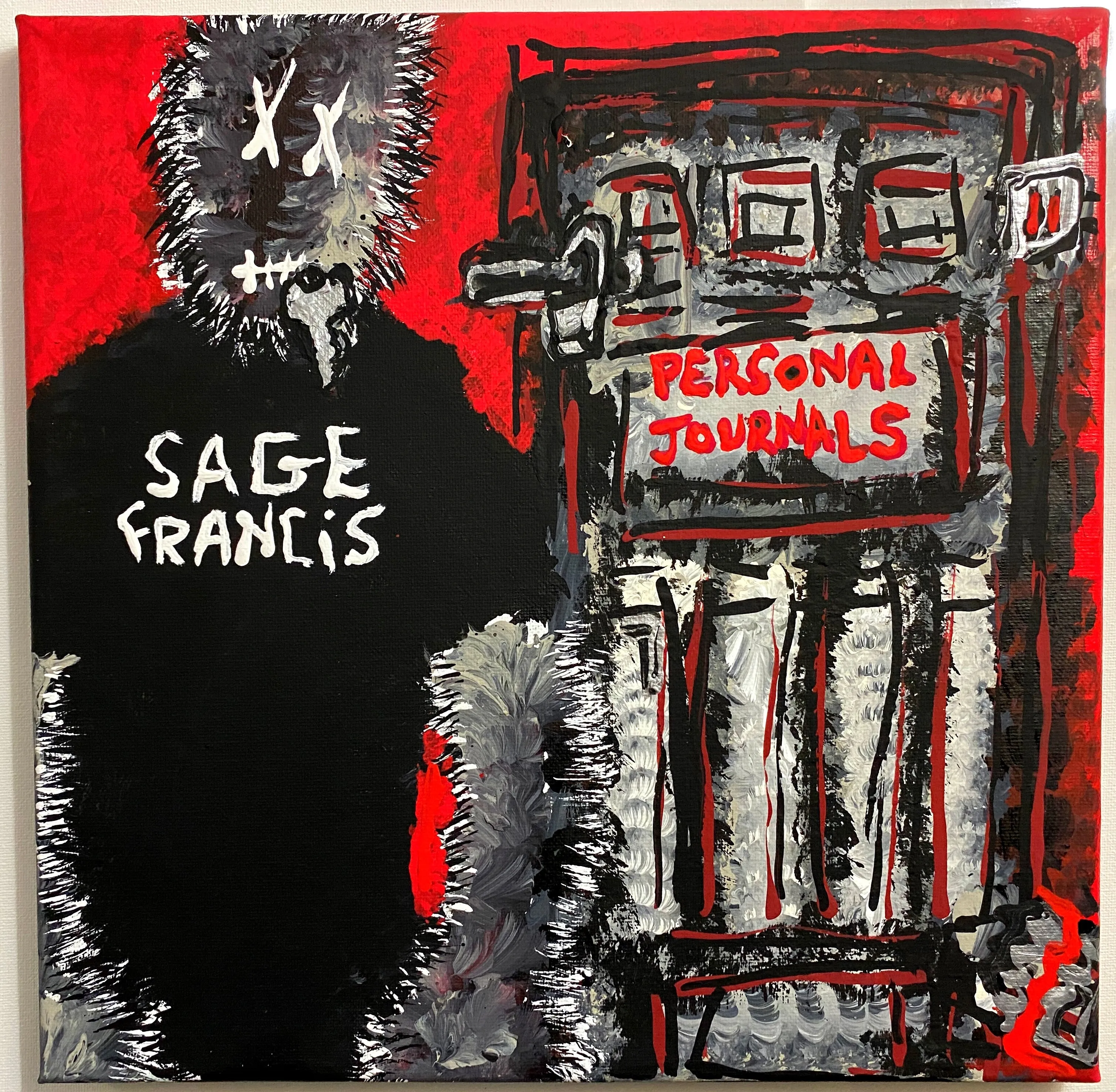 Sage Francis - Personal Journals PAINTINGS by QFetti