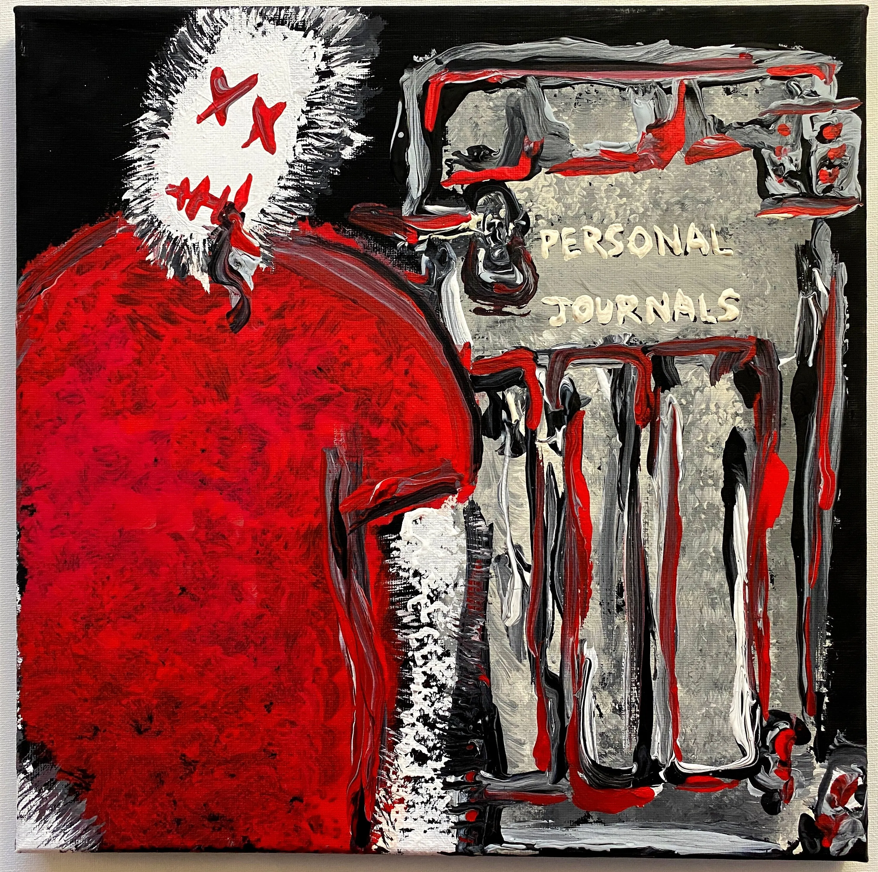 Sage Francis - Personal Journals PAINTINGS by QFetti