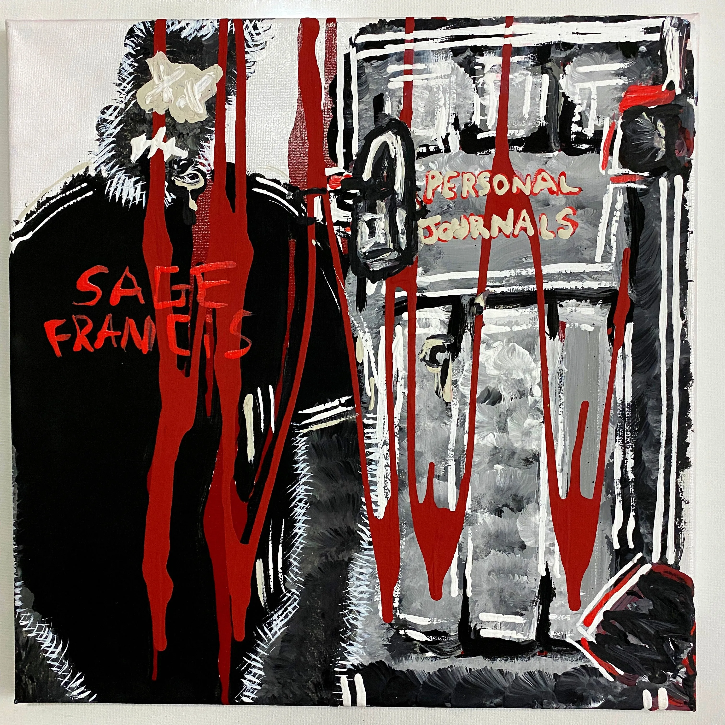 Sage Francis - Personal Journals PAINTINGS by QFetti