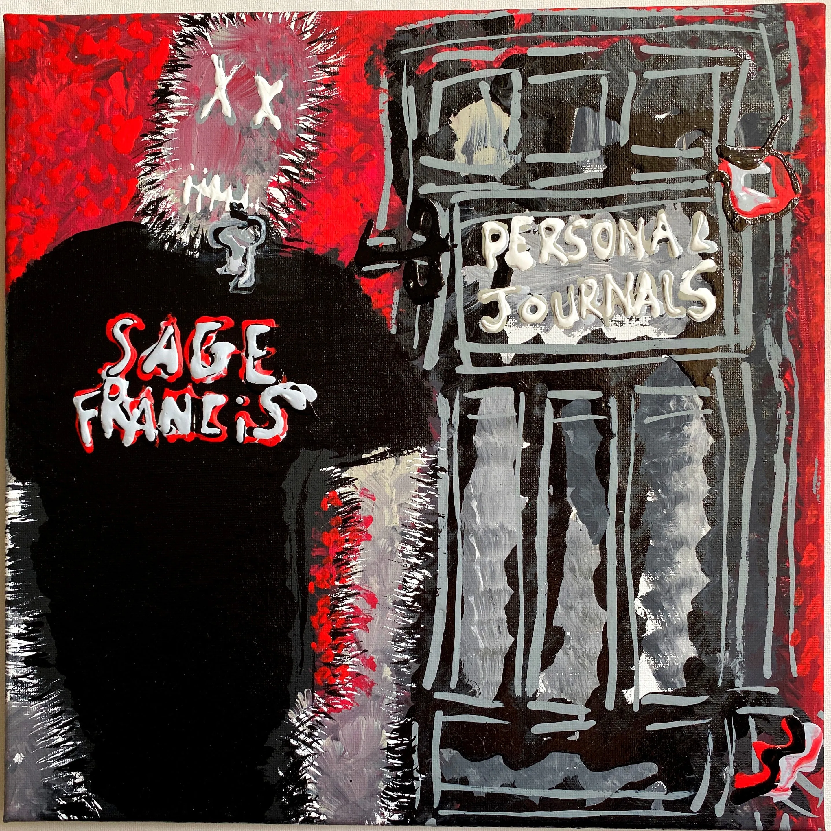 Sage Francis - Personal Journals PAINTINGS by QFetti