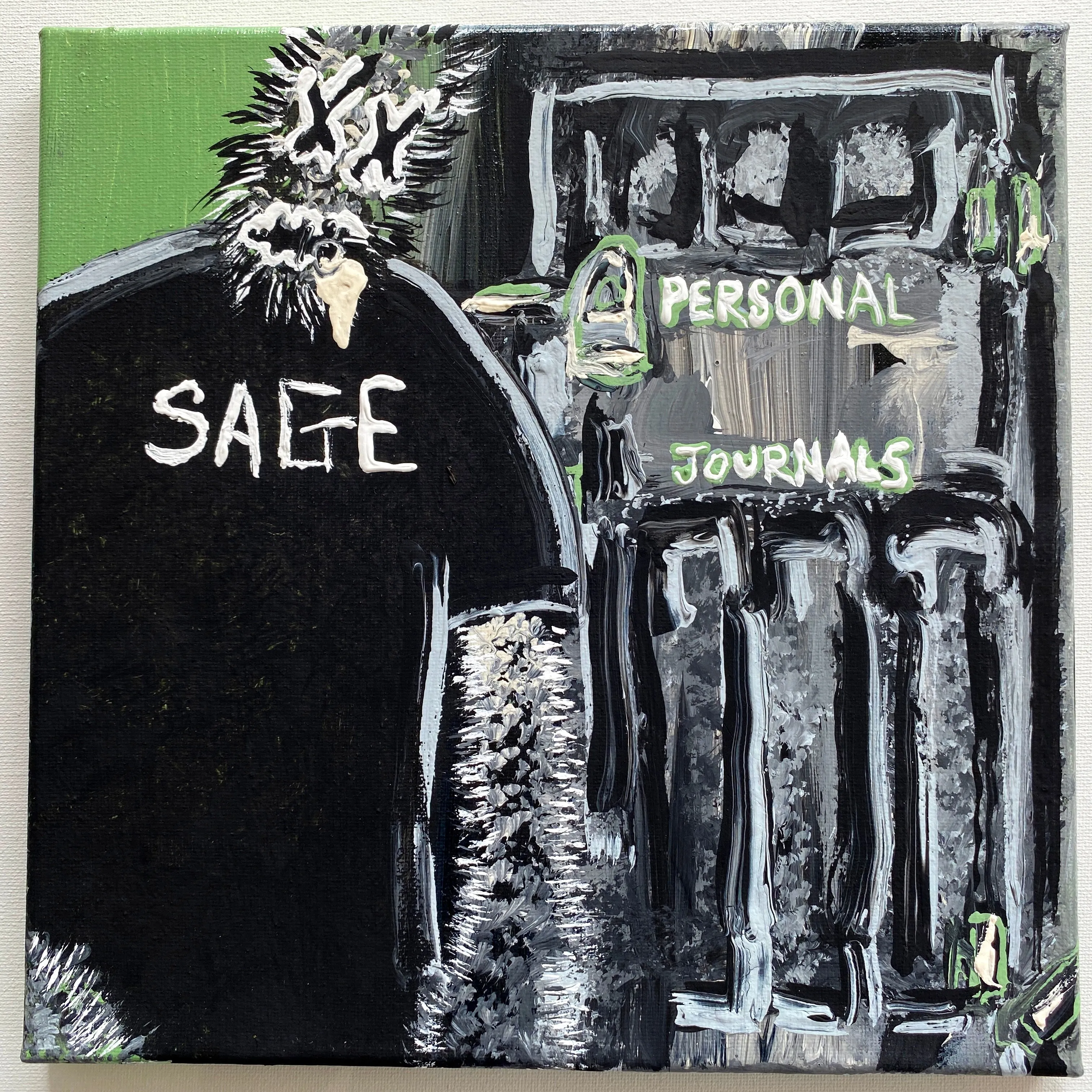 Sage Francis - Personal Journals PAINTINGS by QFetti