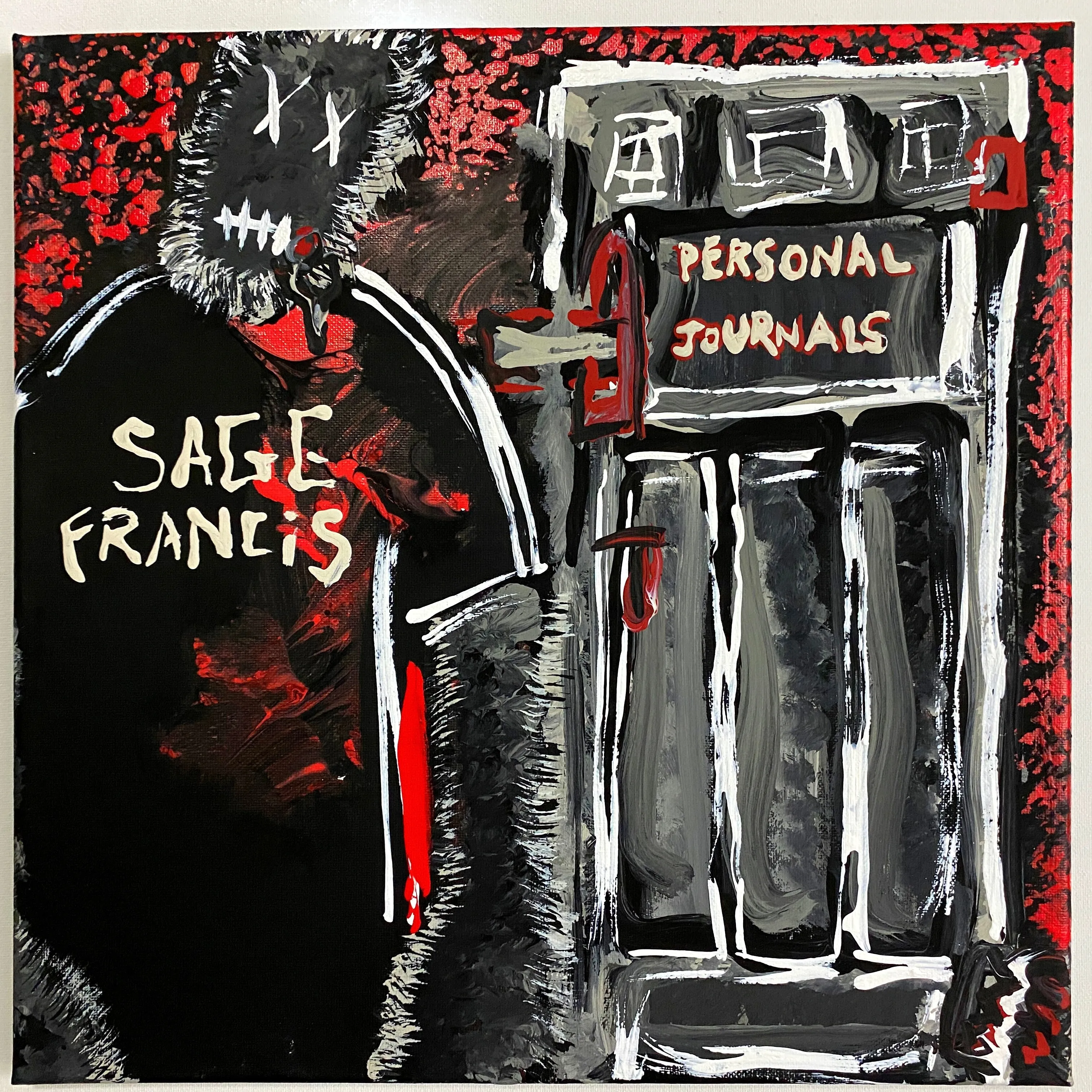 Sage Francis - Personal Journals PAINTINGS by QFetti