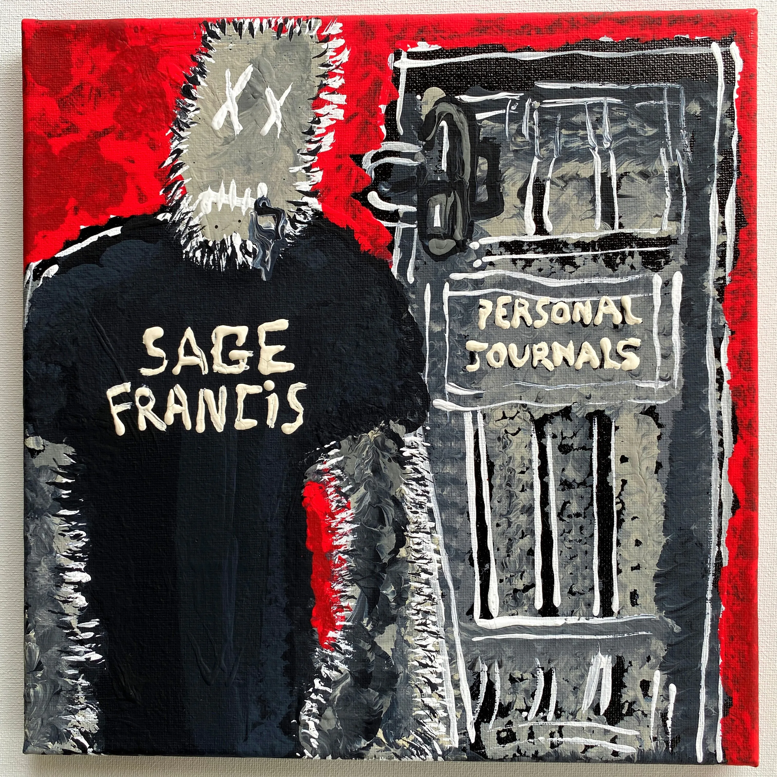 Sage Francis - Personal Journals PAINTINGS by QFetti