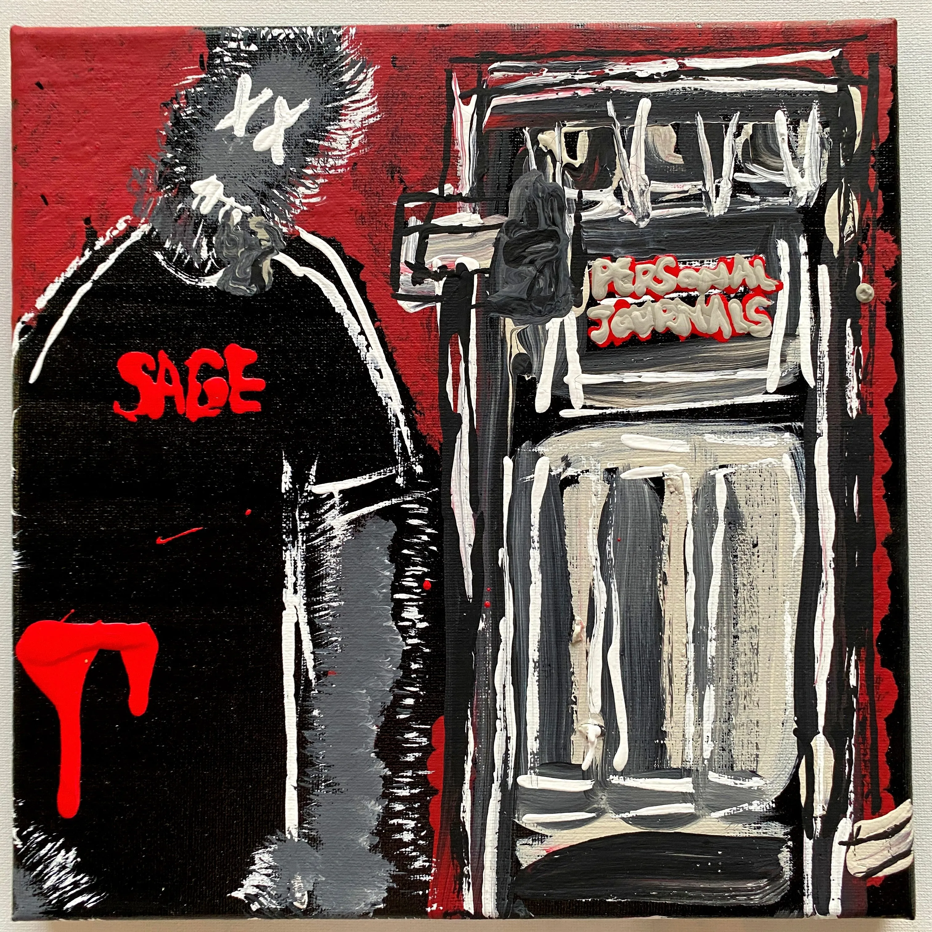 Sage Francis - Personal Journals PAINTINGS by QFetti